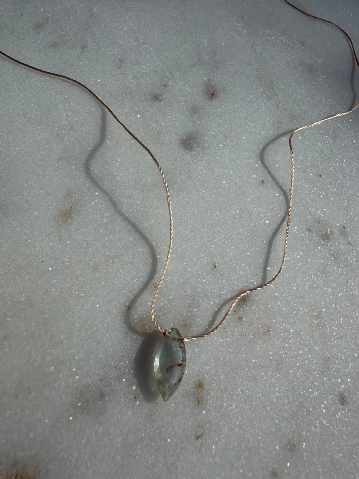 Future Nomads Necklaces Aquamarine Drop Necklace