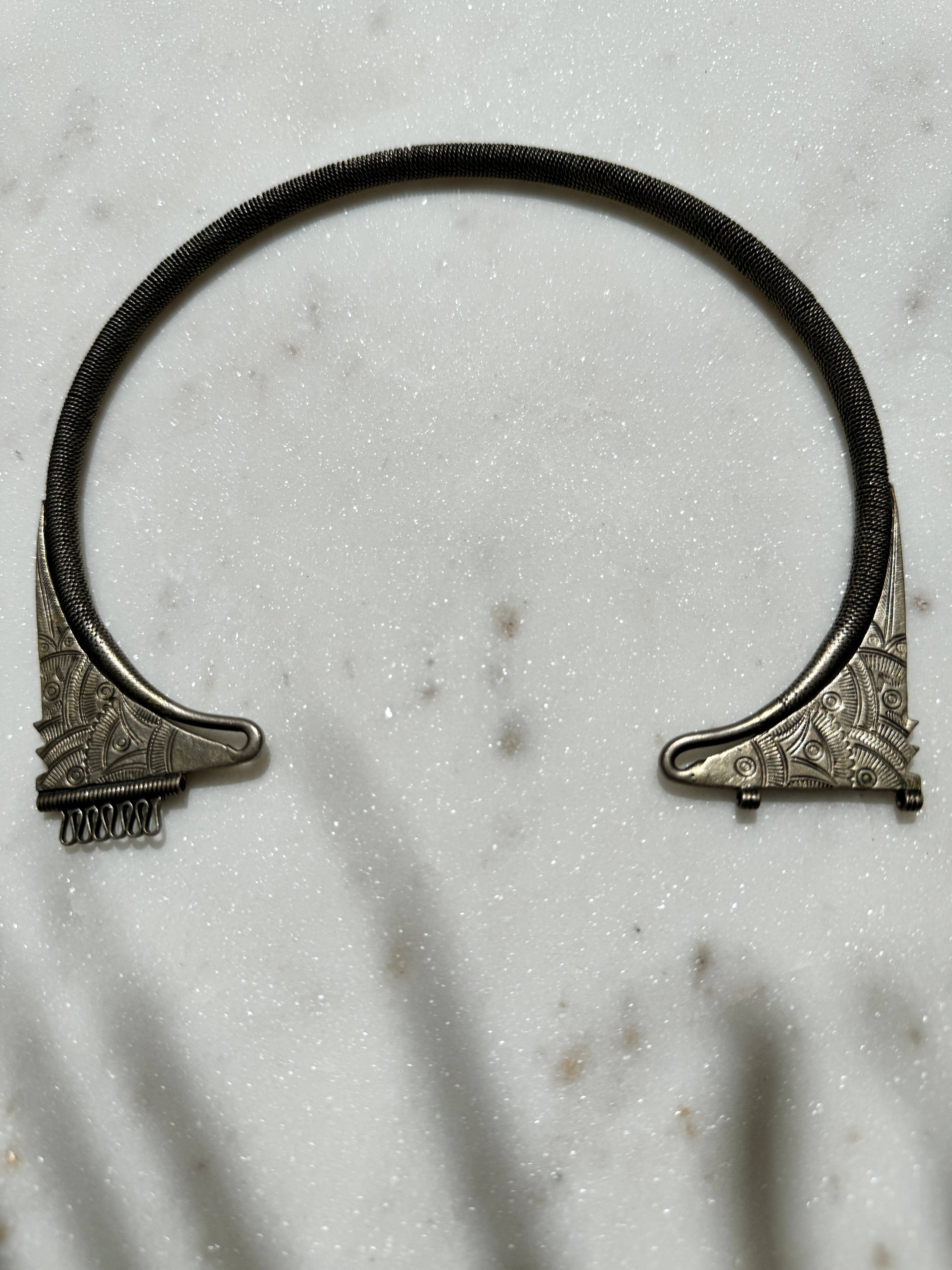 Future Nomads Necklaces Naga Land Tribal Old Silver Collar