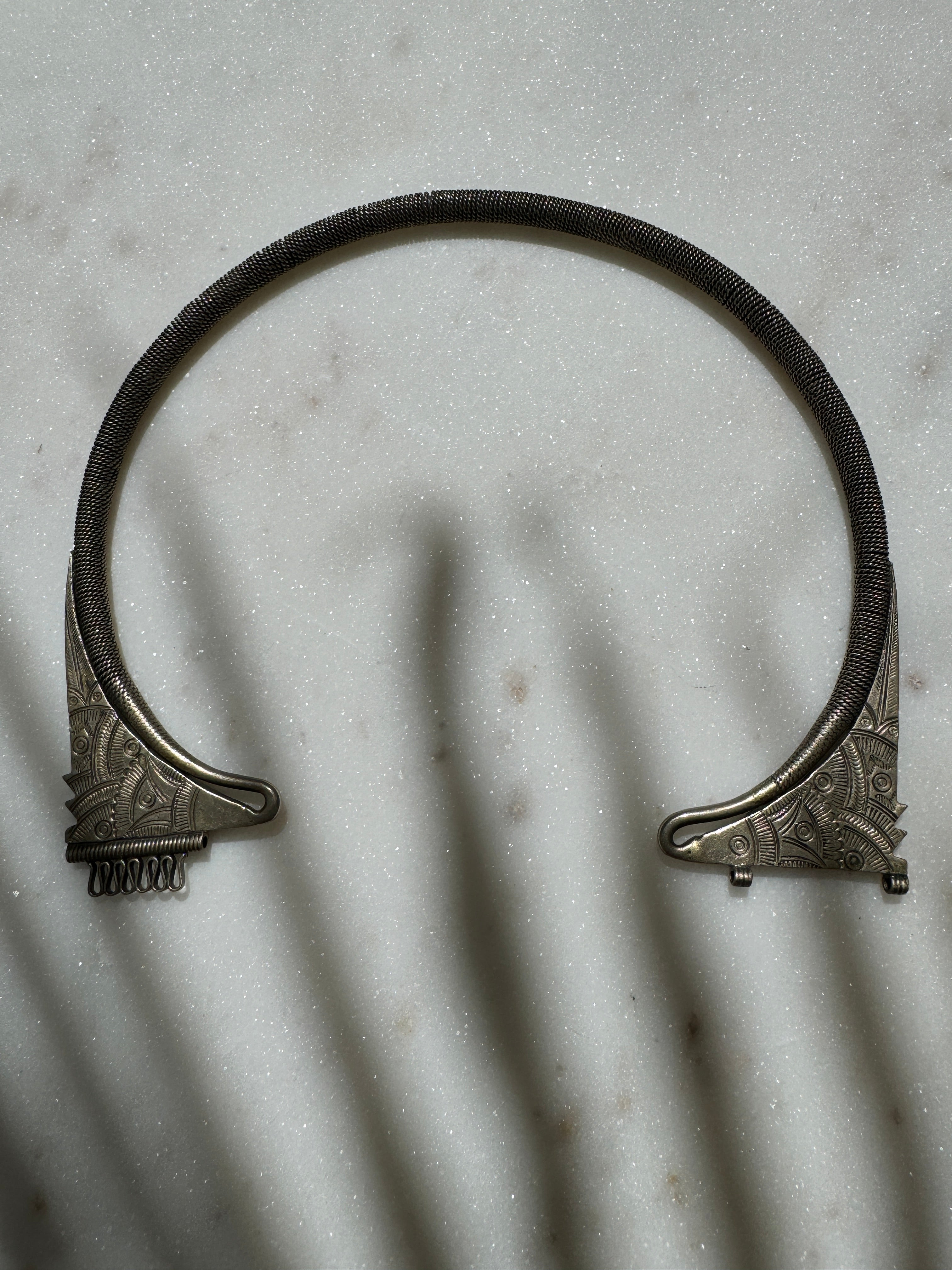 Future Nomads Necklaces Naga Land Tribal Old Silver Collar