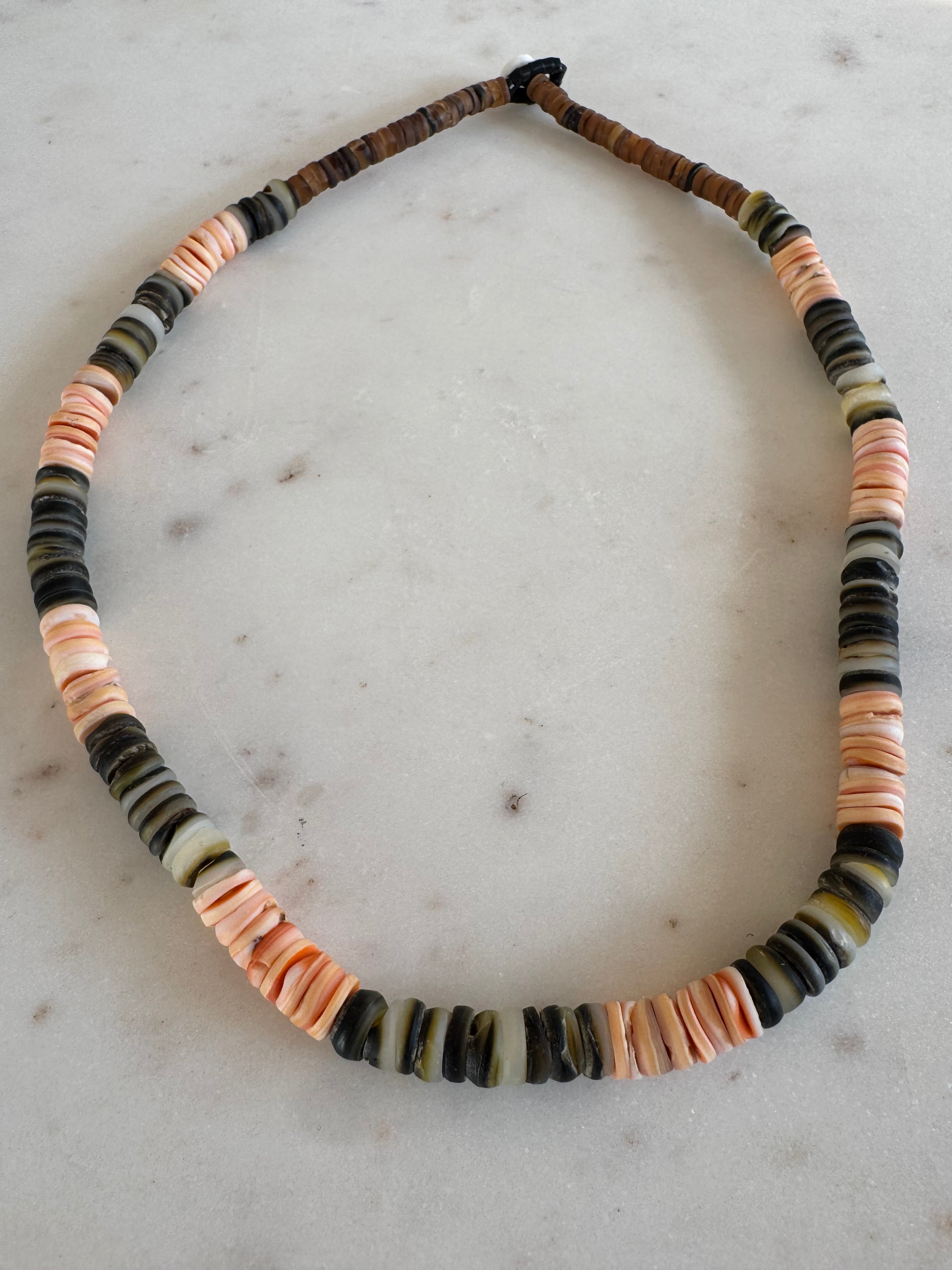 Solomon Necklace Pink Brown | Necklaces