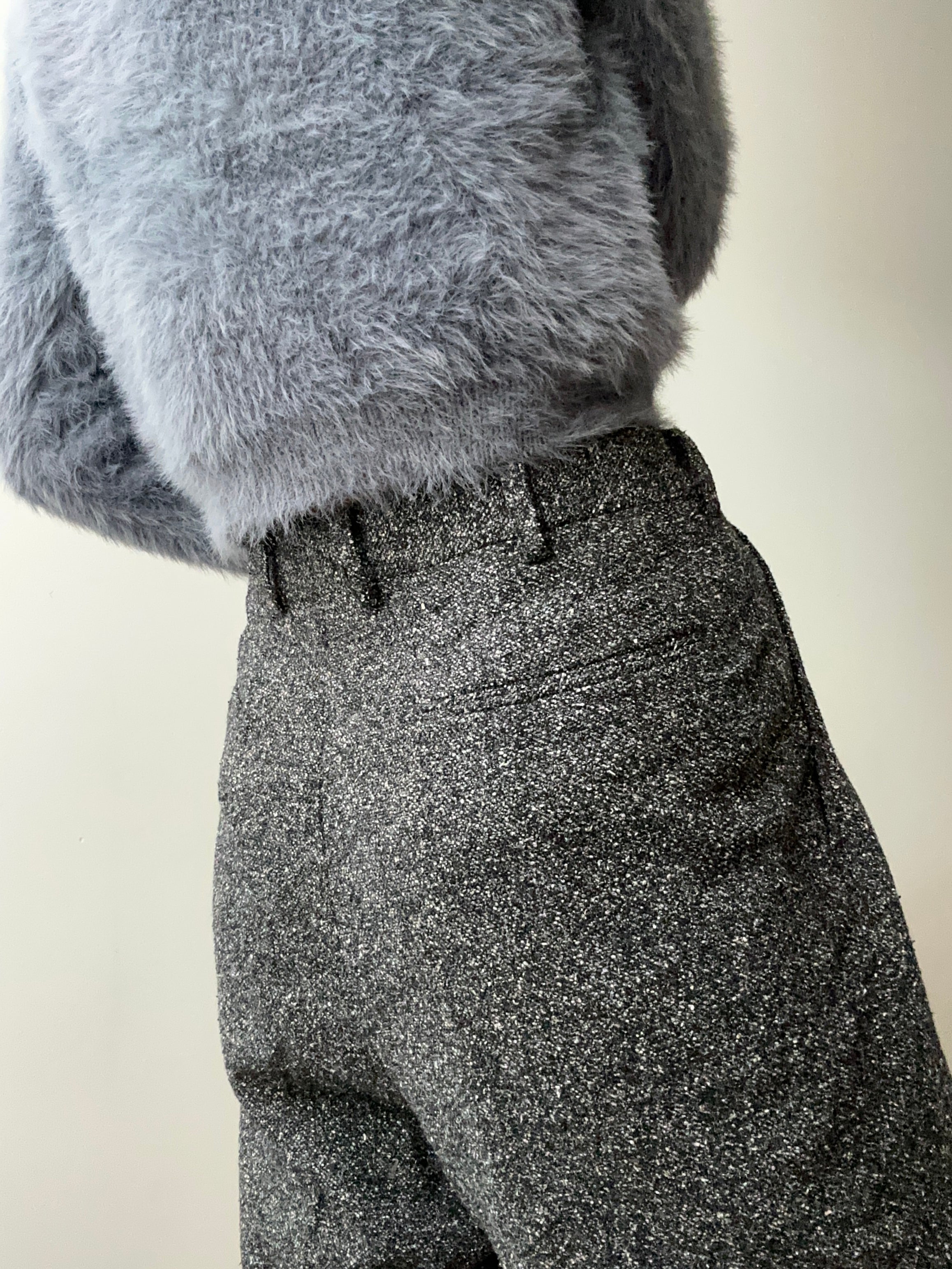 Flecked Grey Vintage Pants | Pants