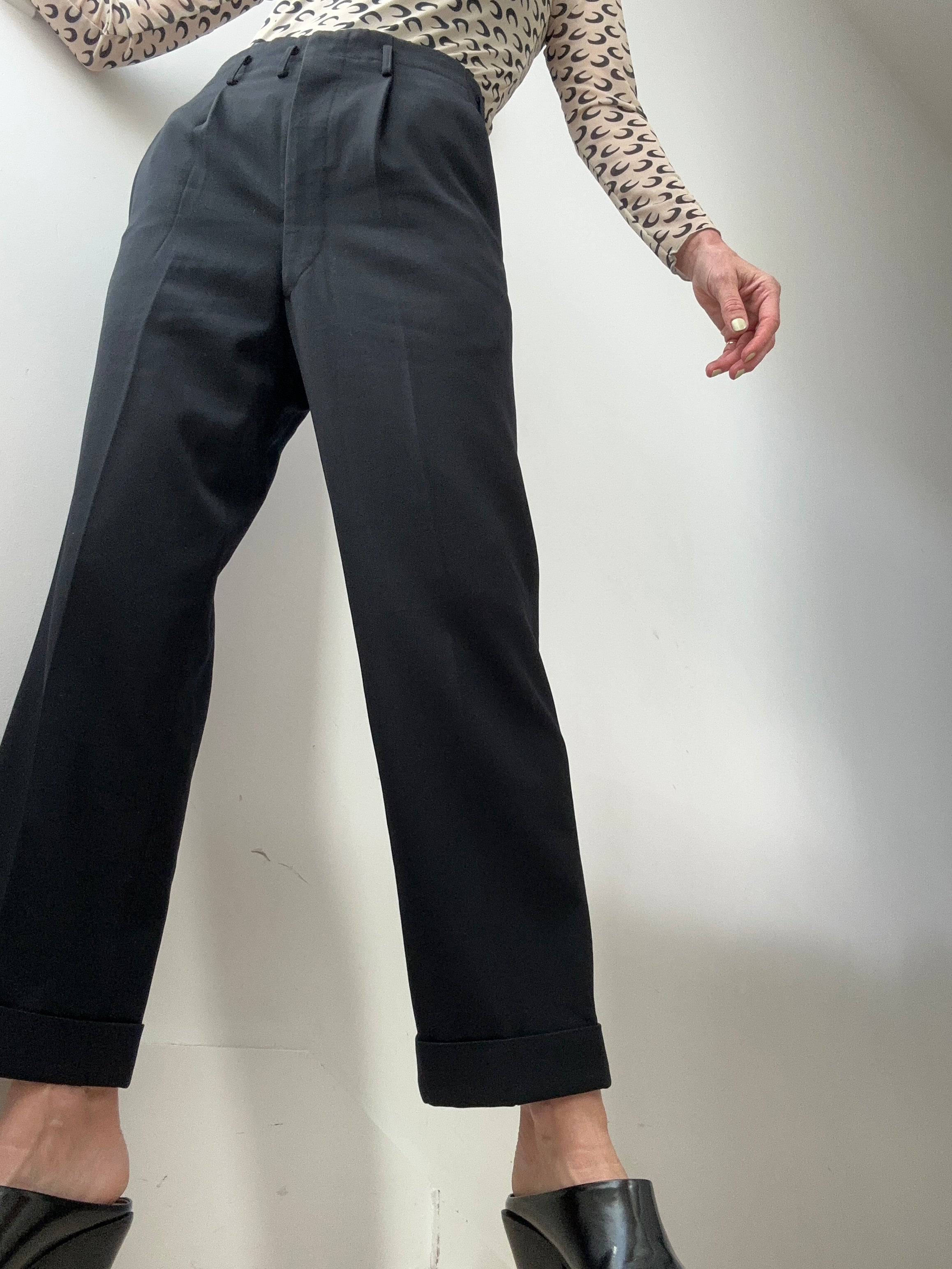 Black Vintage Pants Small | Pants