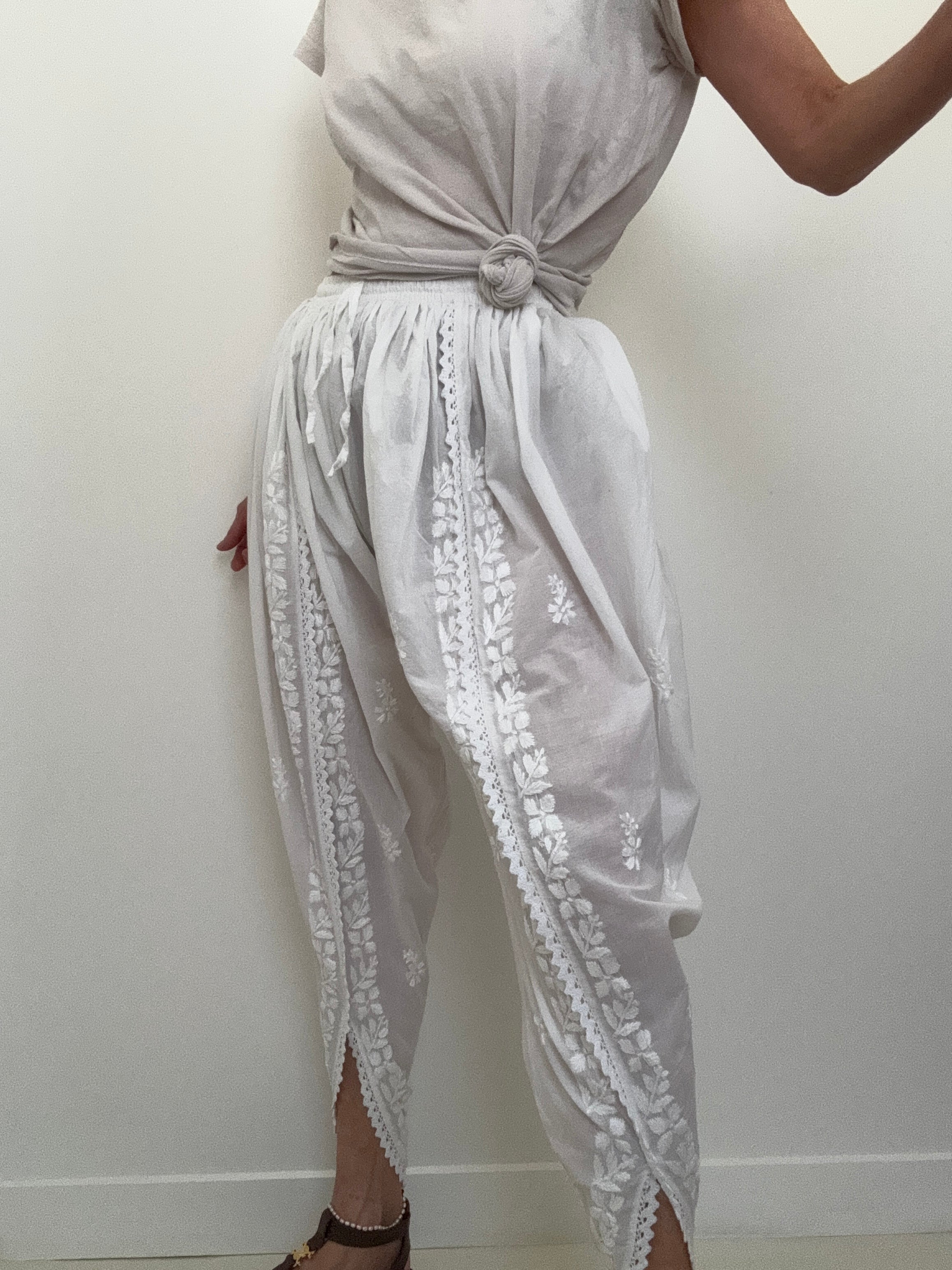 Future Nomads Pants Small-Medium Broderie Anglaise Harem Pants