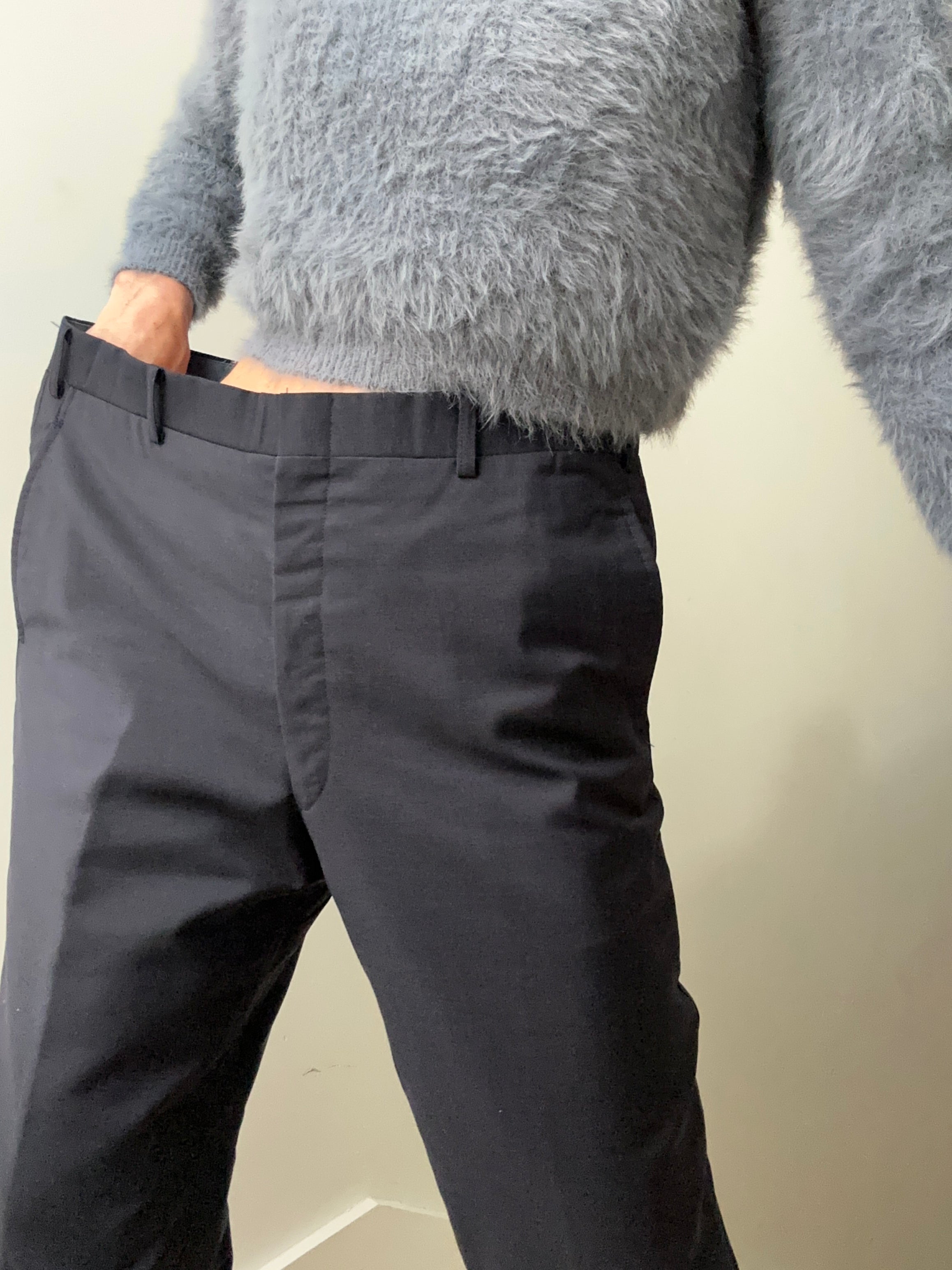 Future Nomads Pants Xlarge Navy Flat Front Dress Pants