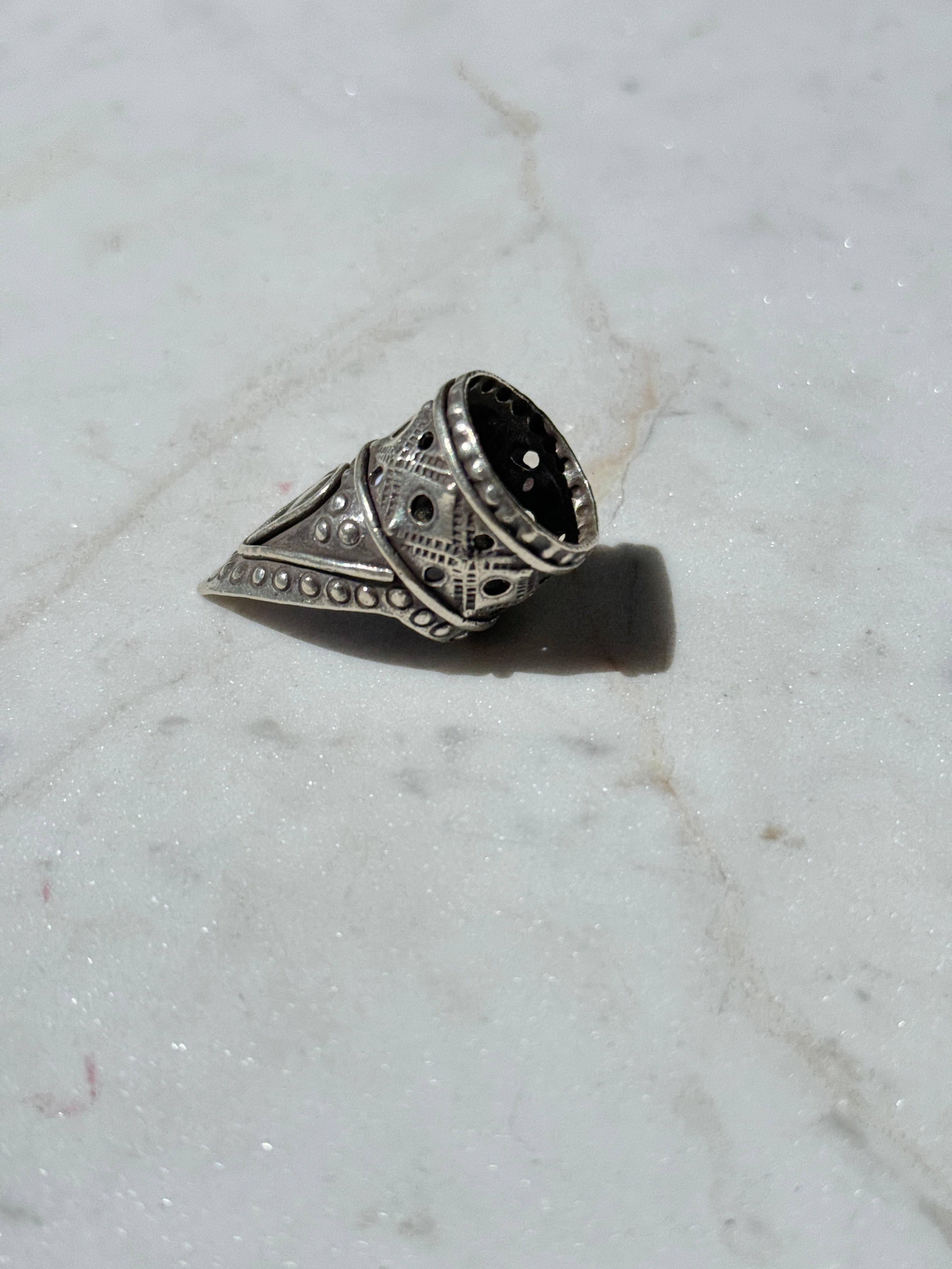 Future Nomads Rings Silver Crown Ring