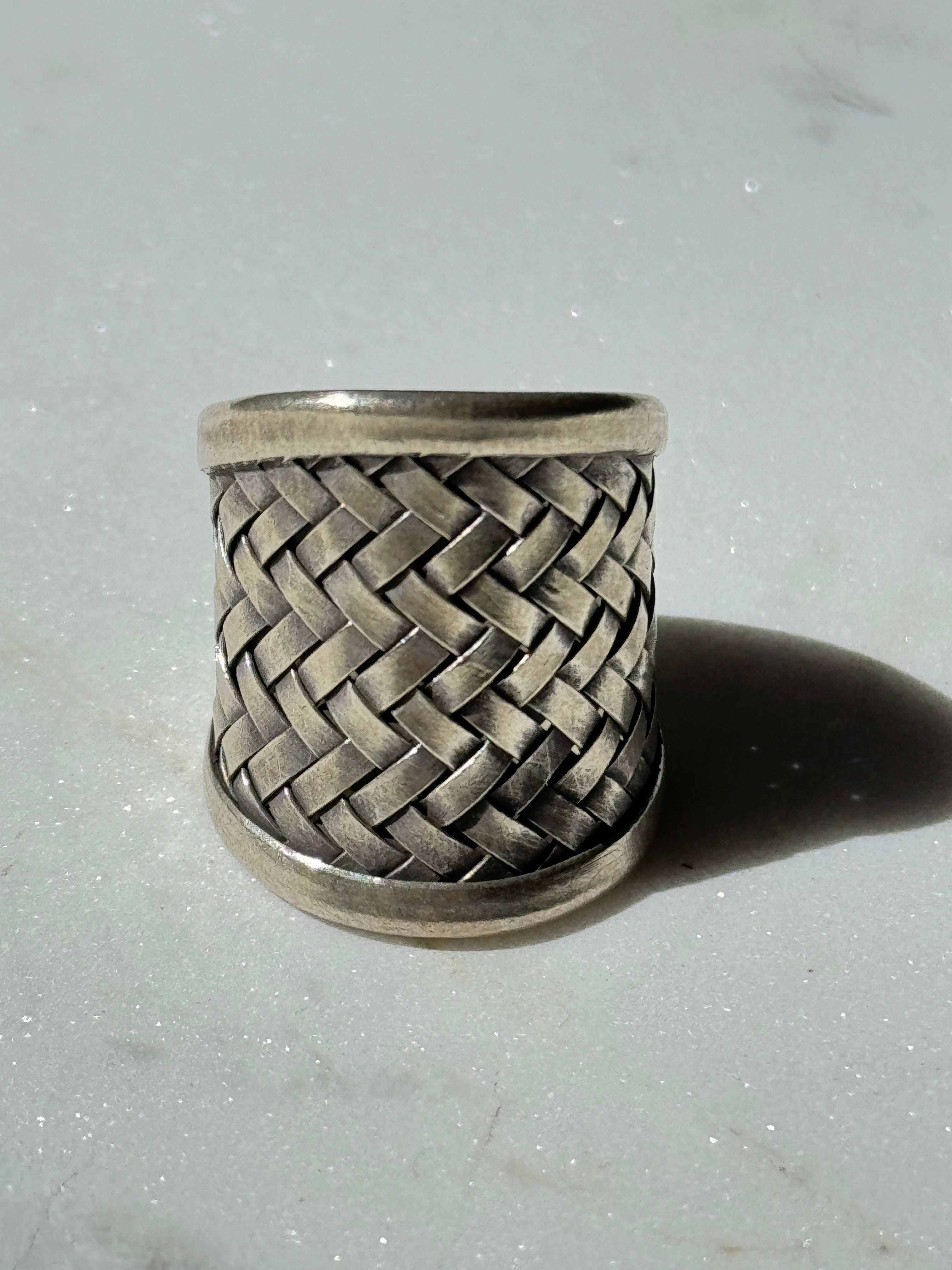Silver Lattice Ring | Rings