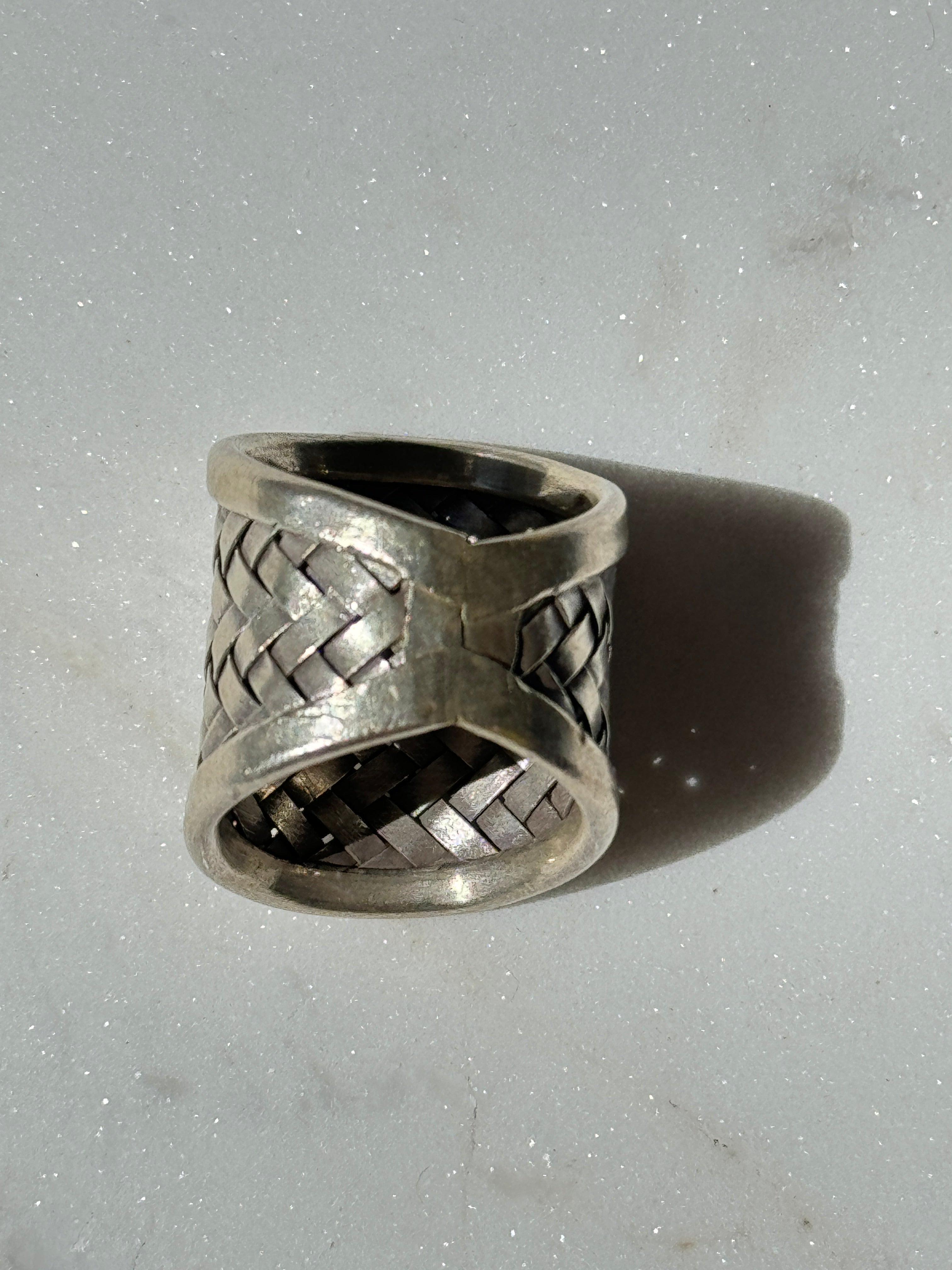 Silver Lattice Ring | Rings