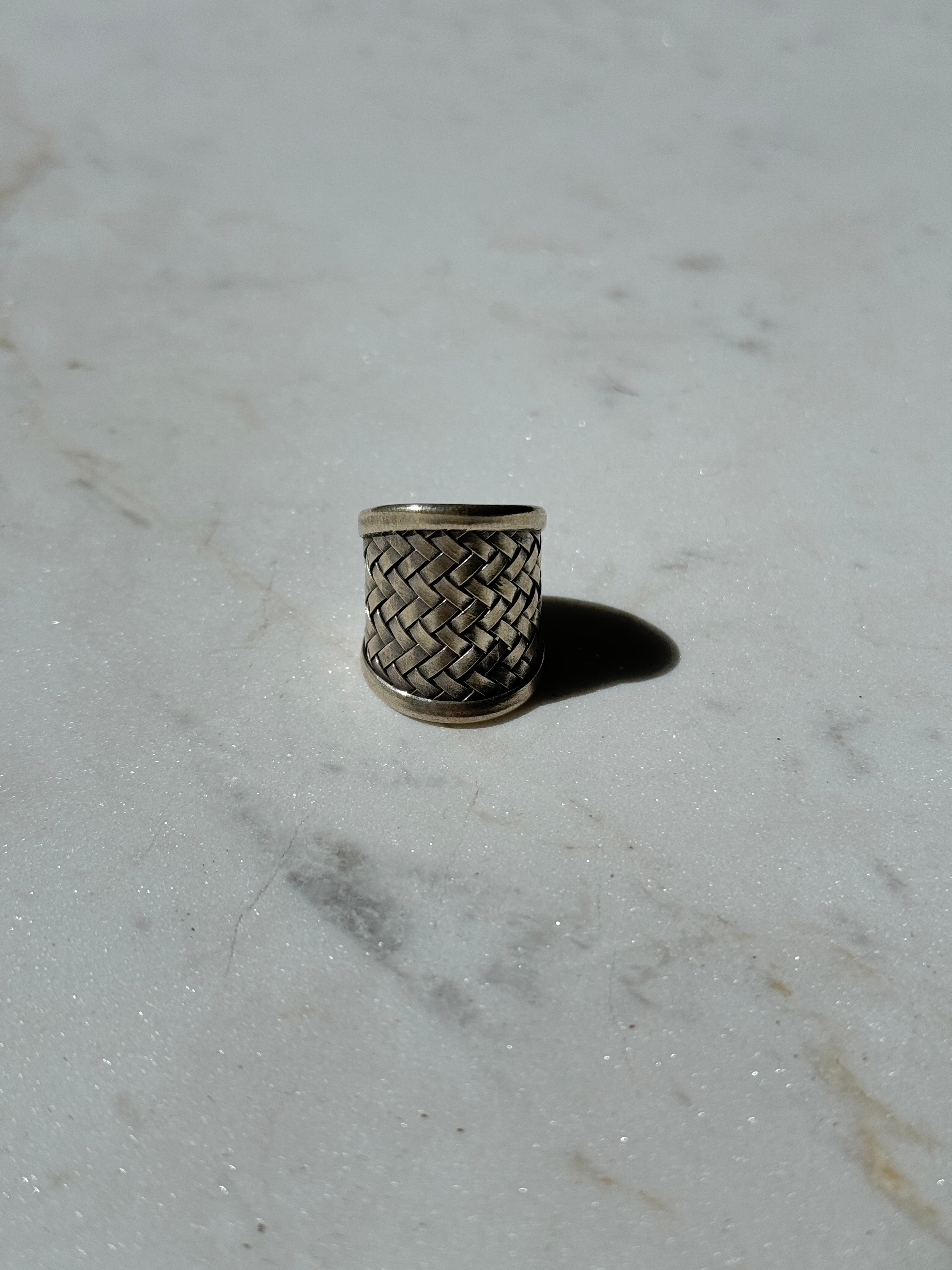 Silver Lattice Ring | Rings