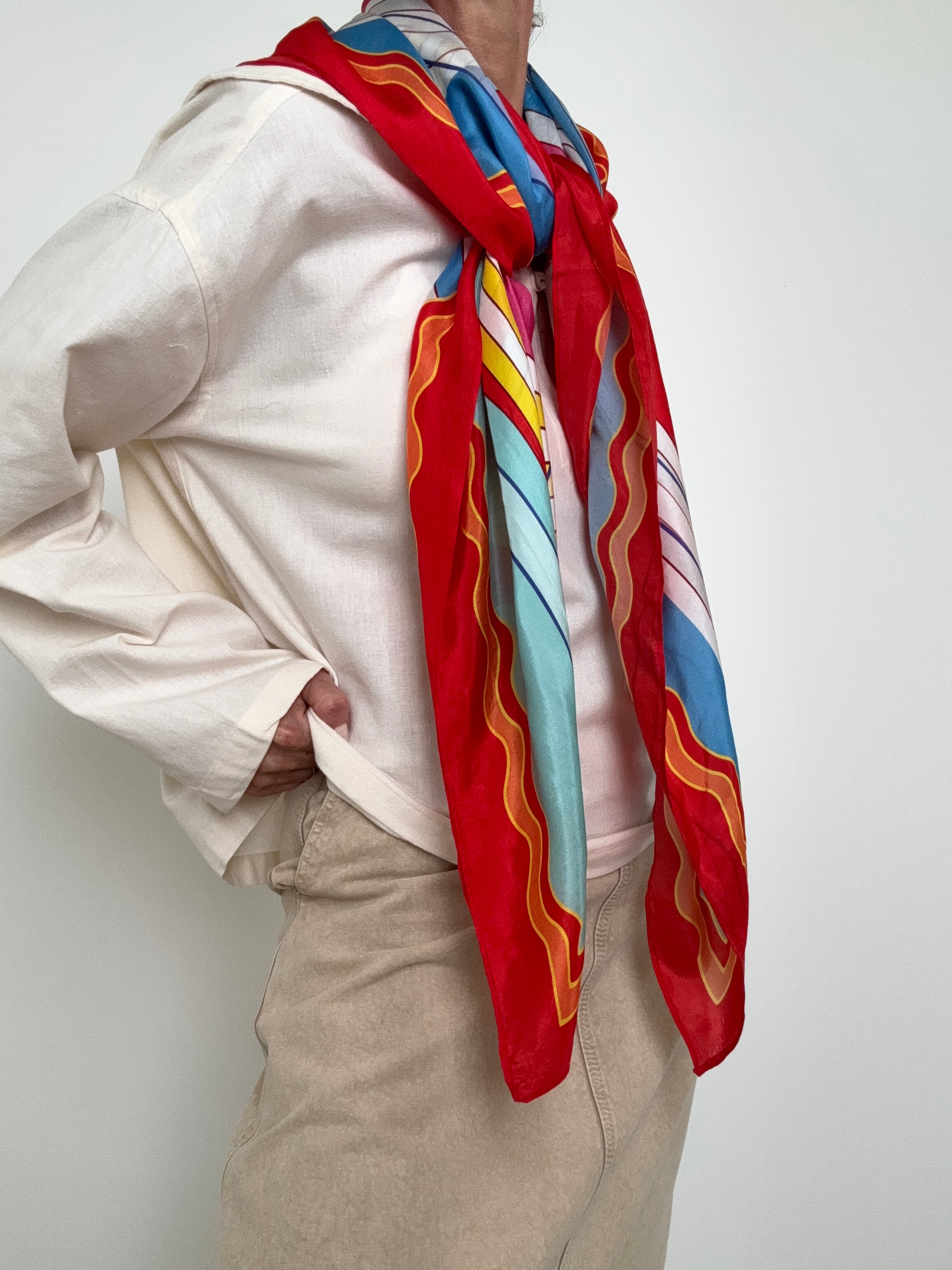 Multi Silk Scarf | Scarves