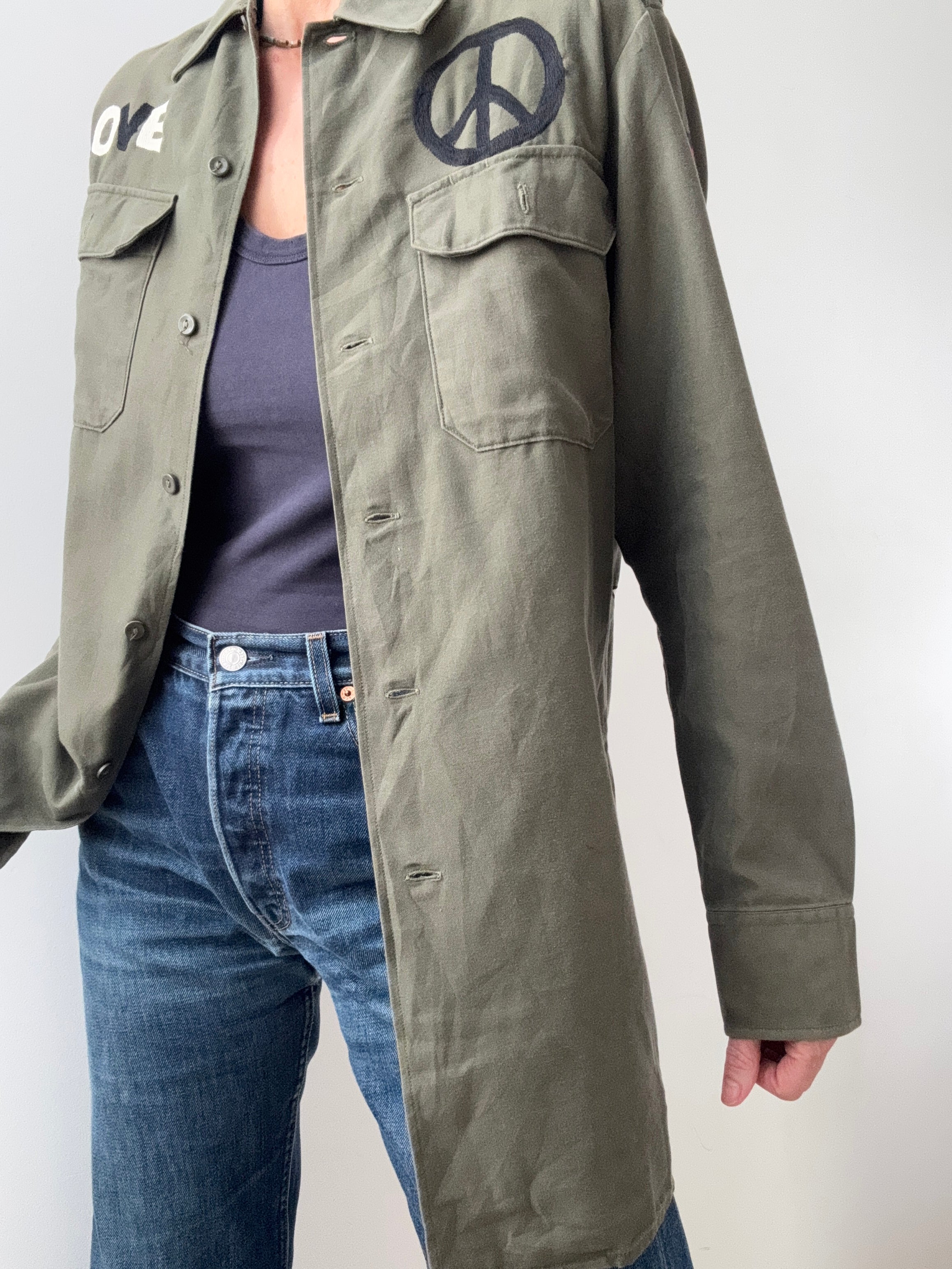 Peace Love Army Shirt AW251 | Shirts