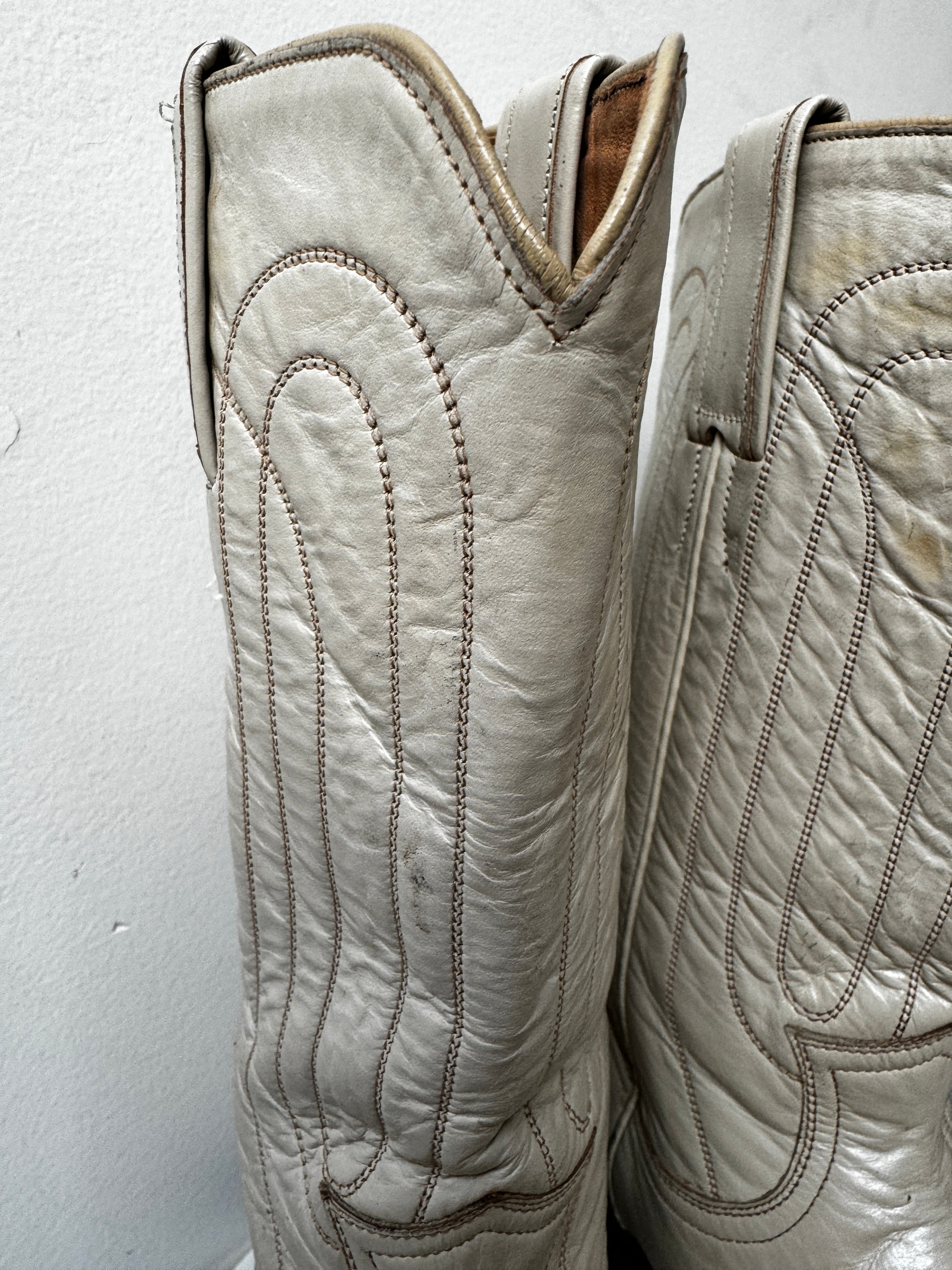 Justin Cowboy Boots Biege | Shoes