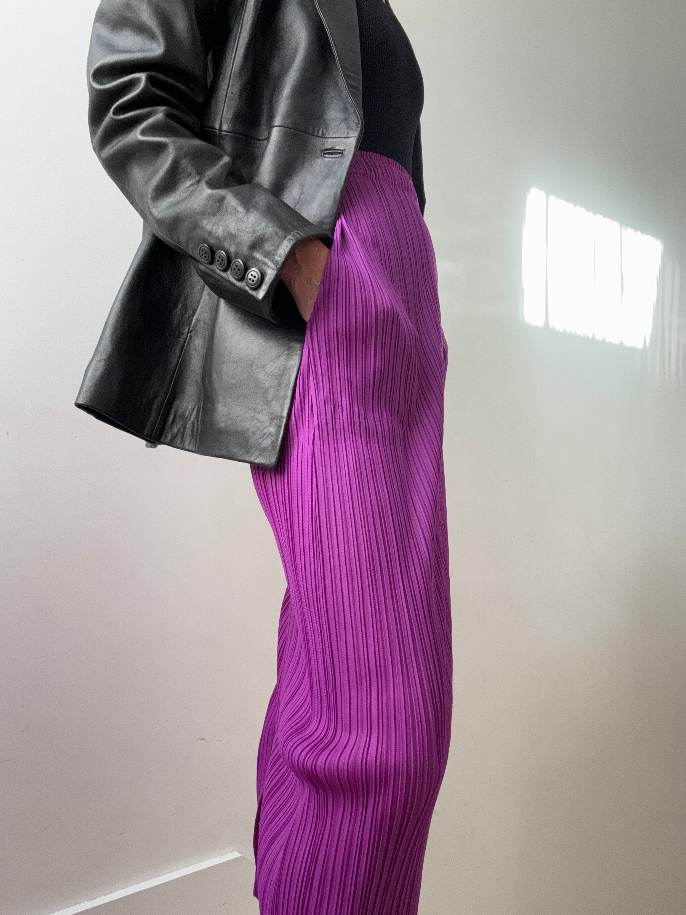 Pleated Skirt Purple | Skirts