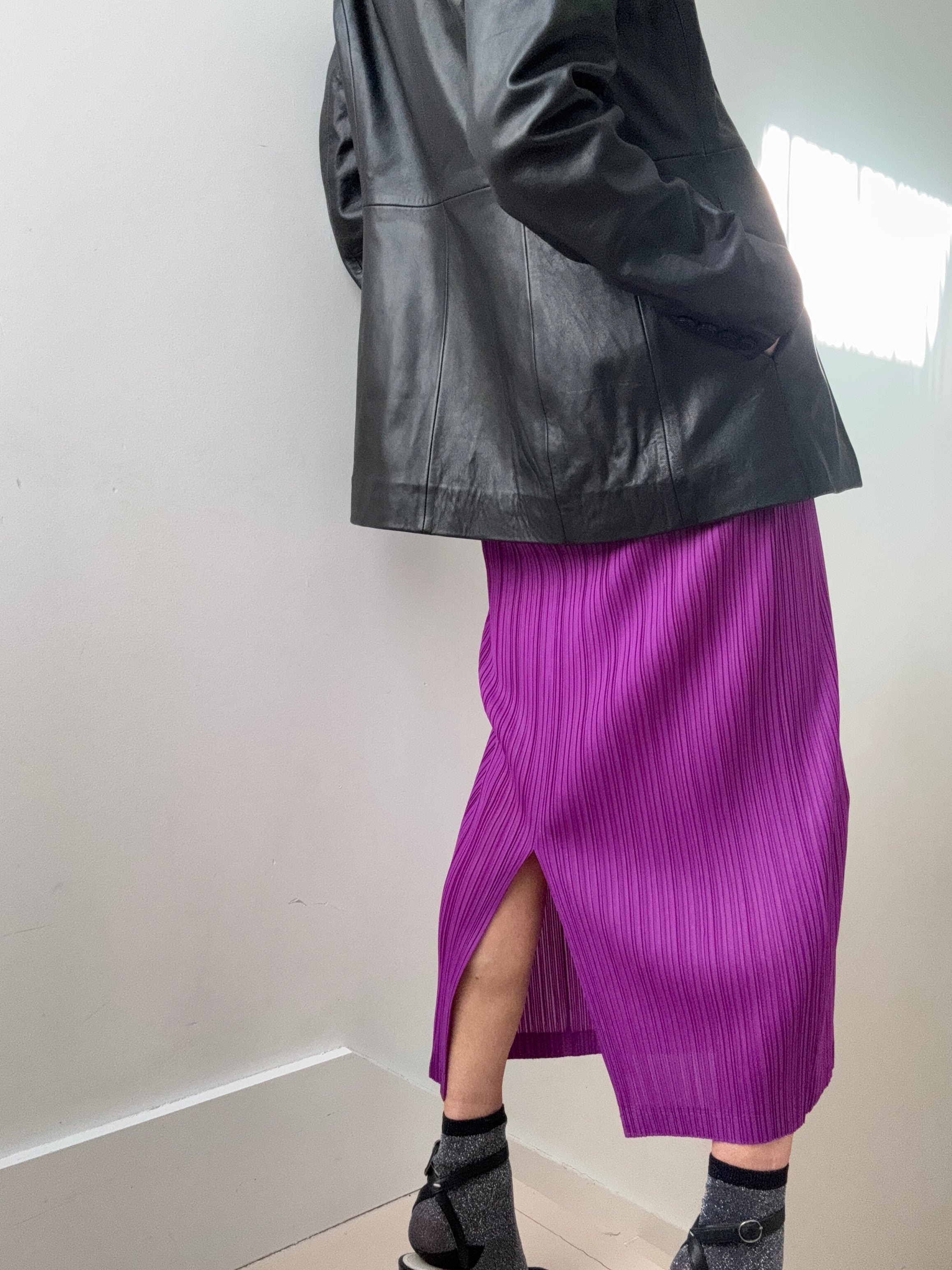 Pleated Skirt Purple | Skirts