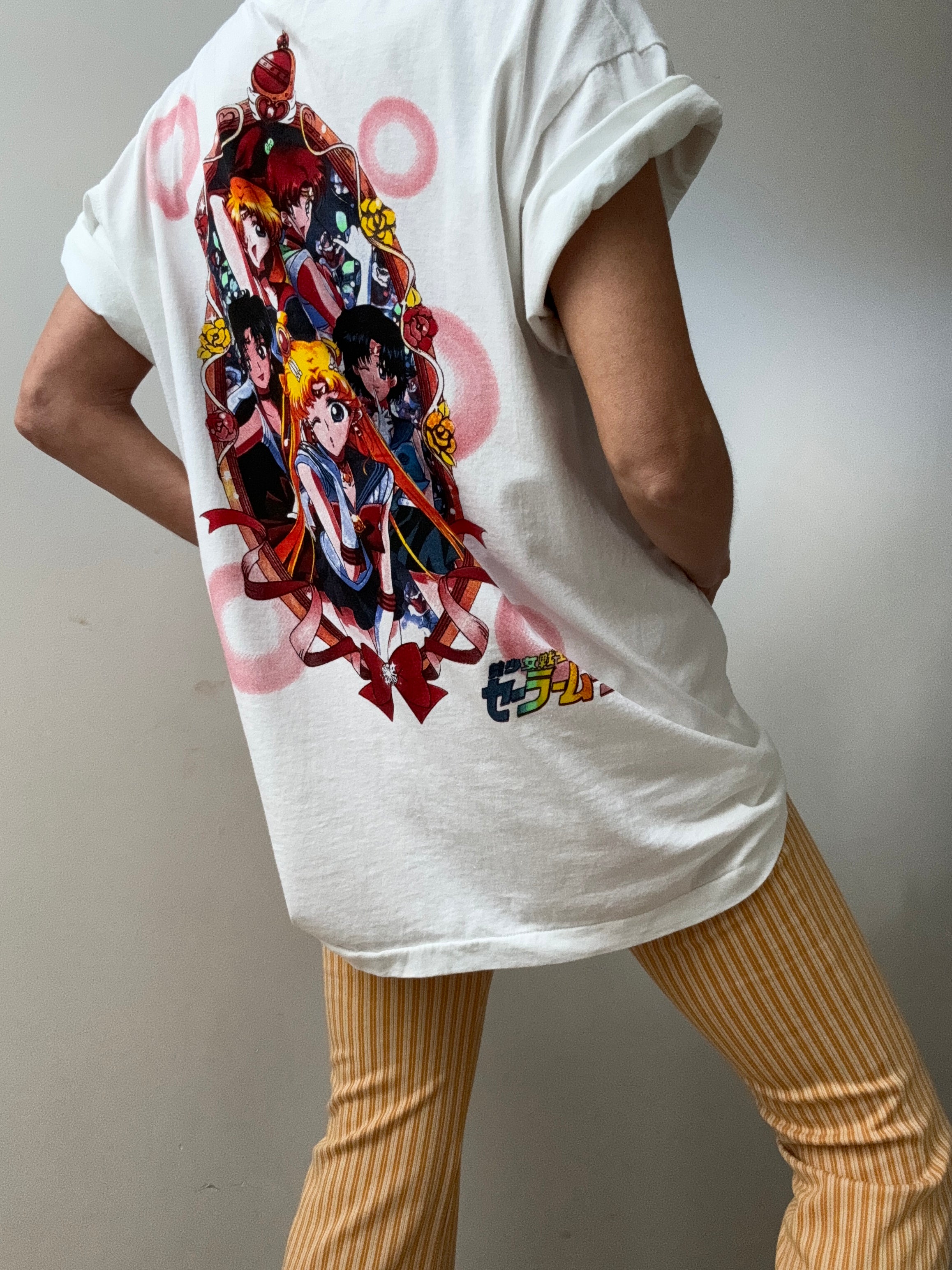 Vintage Style Anime Tee | Tops