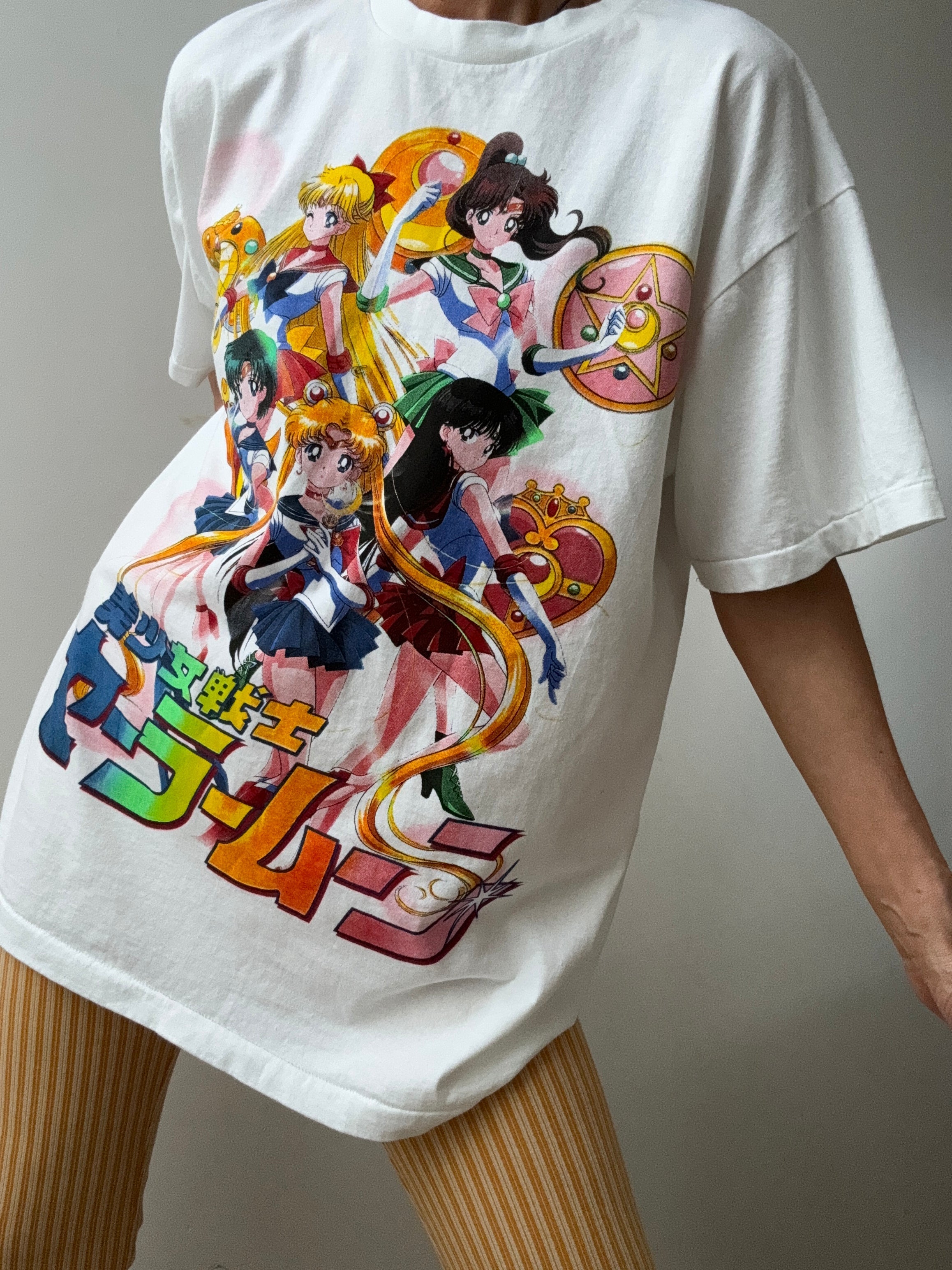 Vintage Style Anime Tee | Tops
