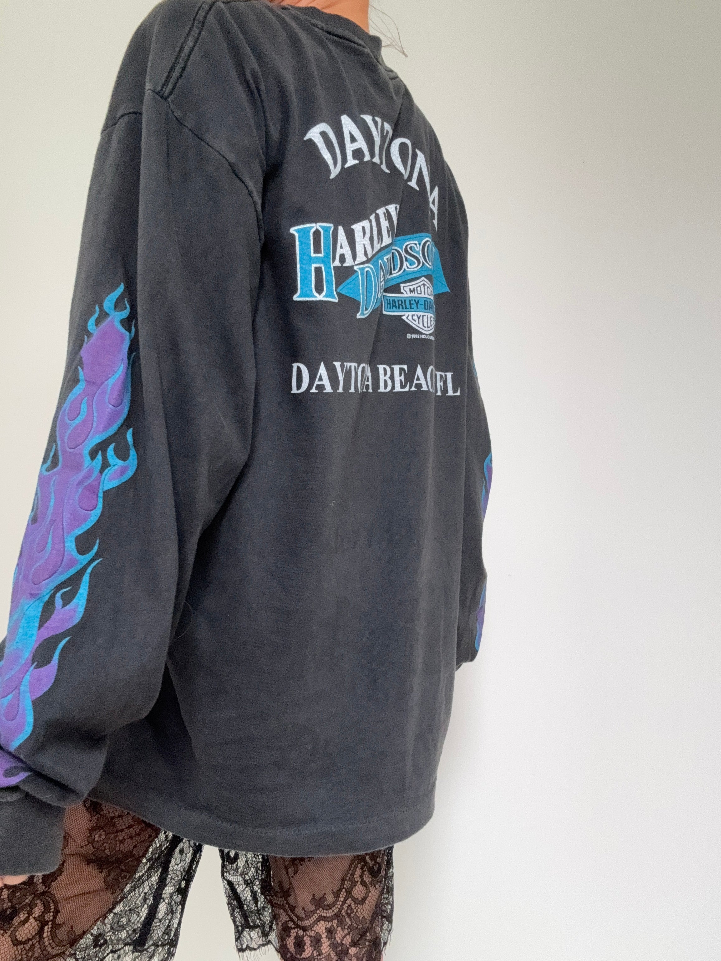 Future Nomads Tops Chrome Harley Davidson Vintage style Tee