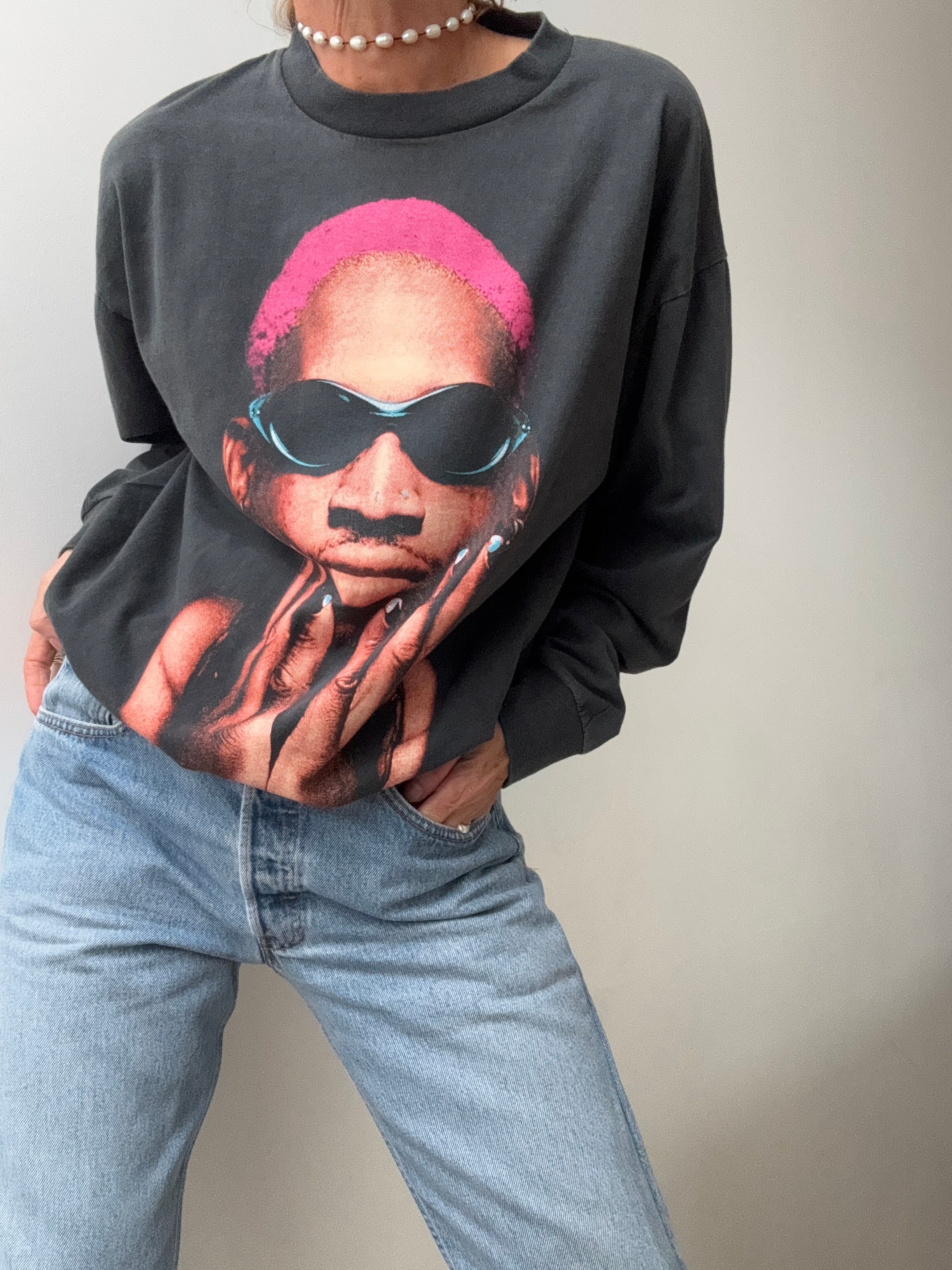 Future Nomads Tops Dennis Rodman Long Sleeve Tee