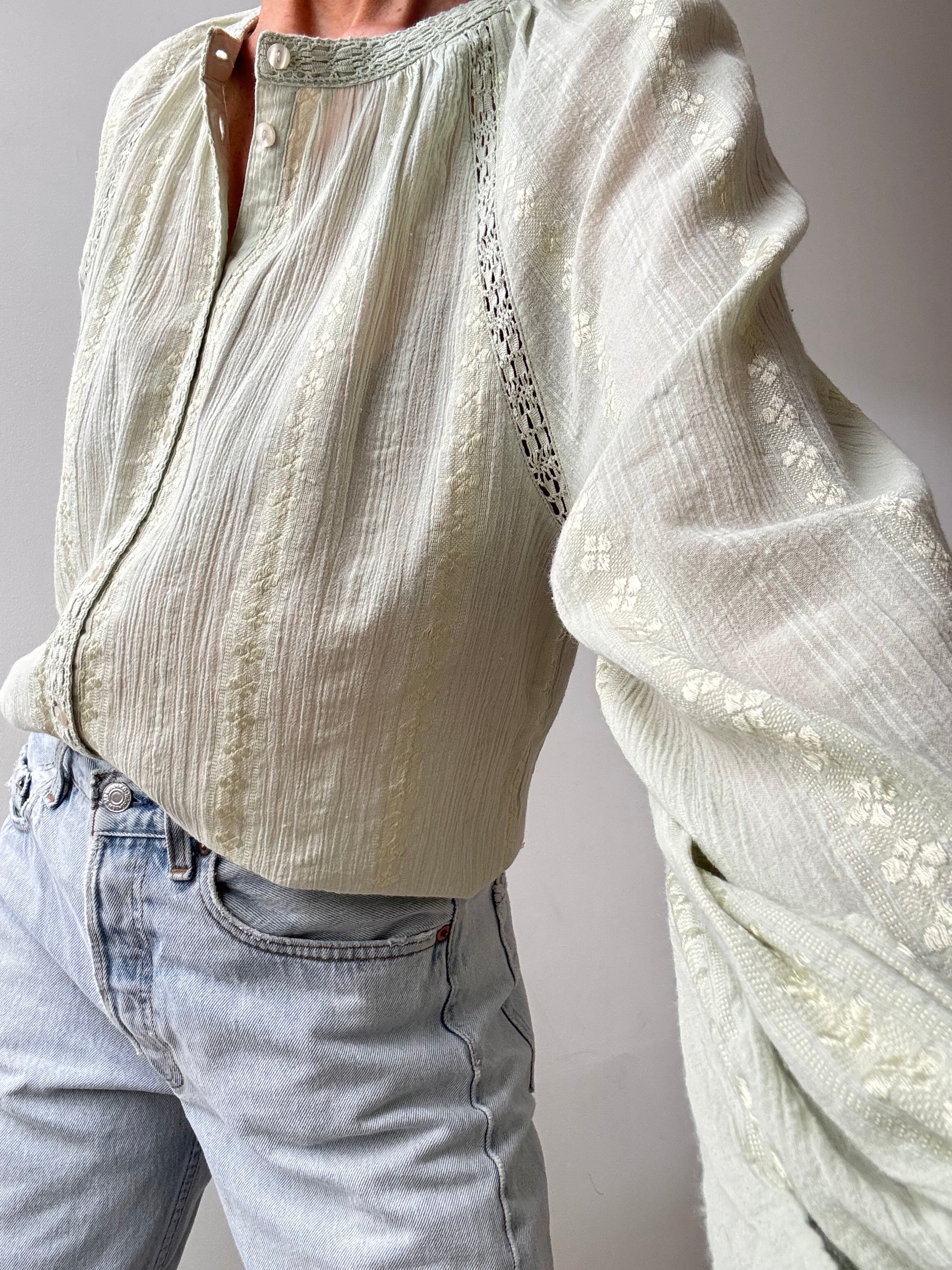 Ibiza Shirt With Crochet Avocado | Tops