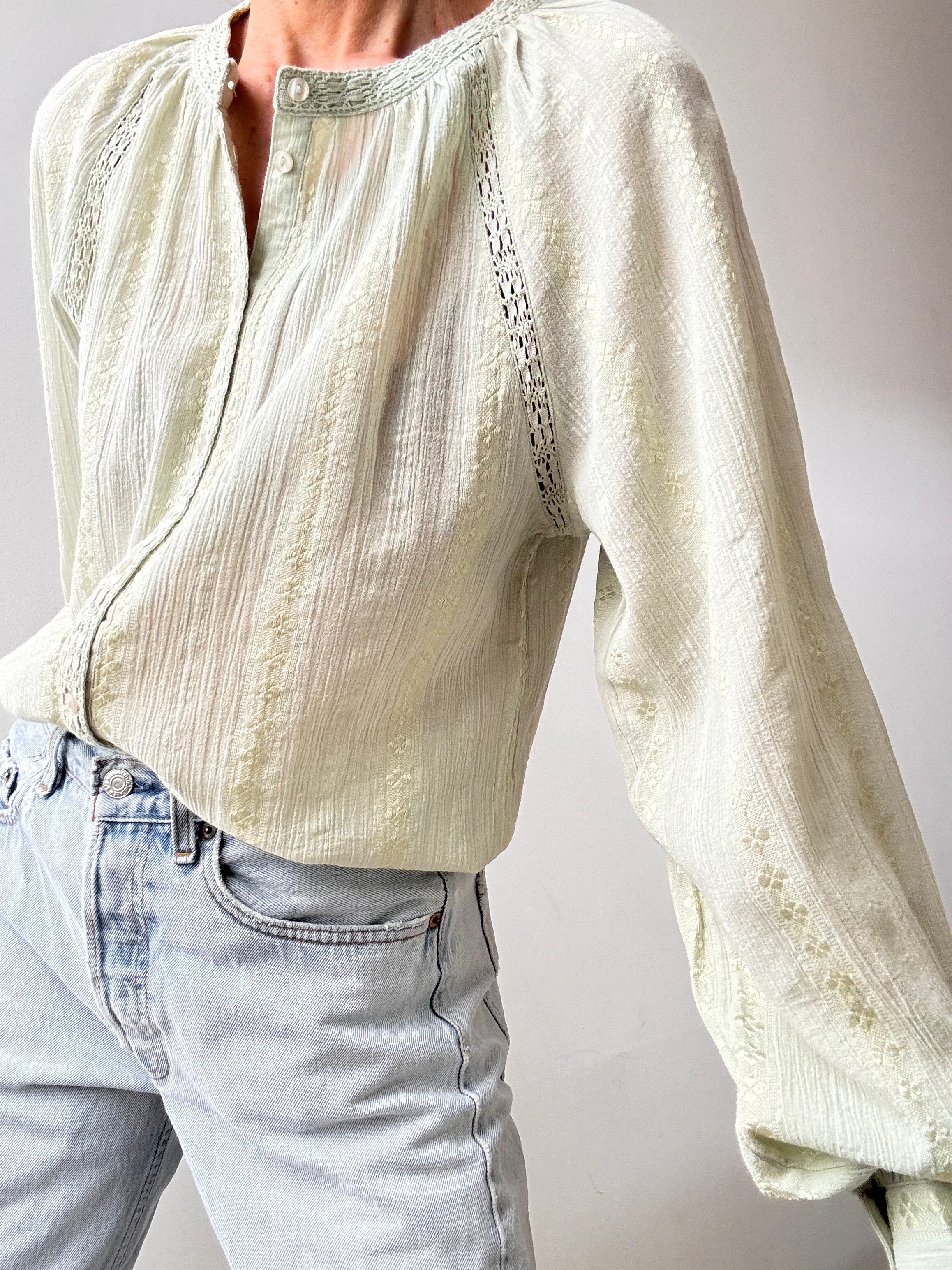 Ibiza Shirt With Crochet Avocado | Tops