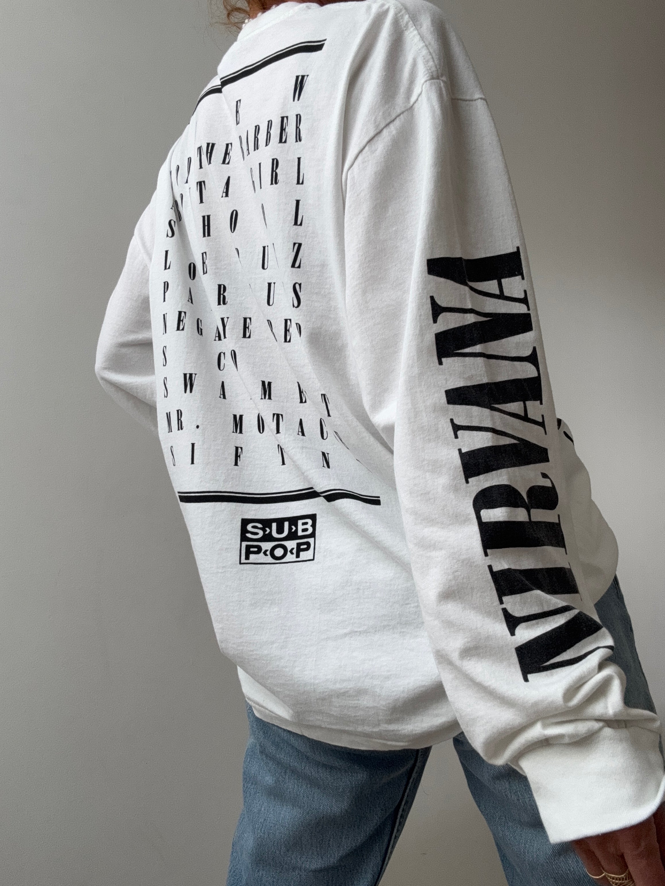 Nirvana Bleach Long Sleeve Tee | Tops