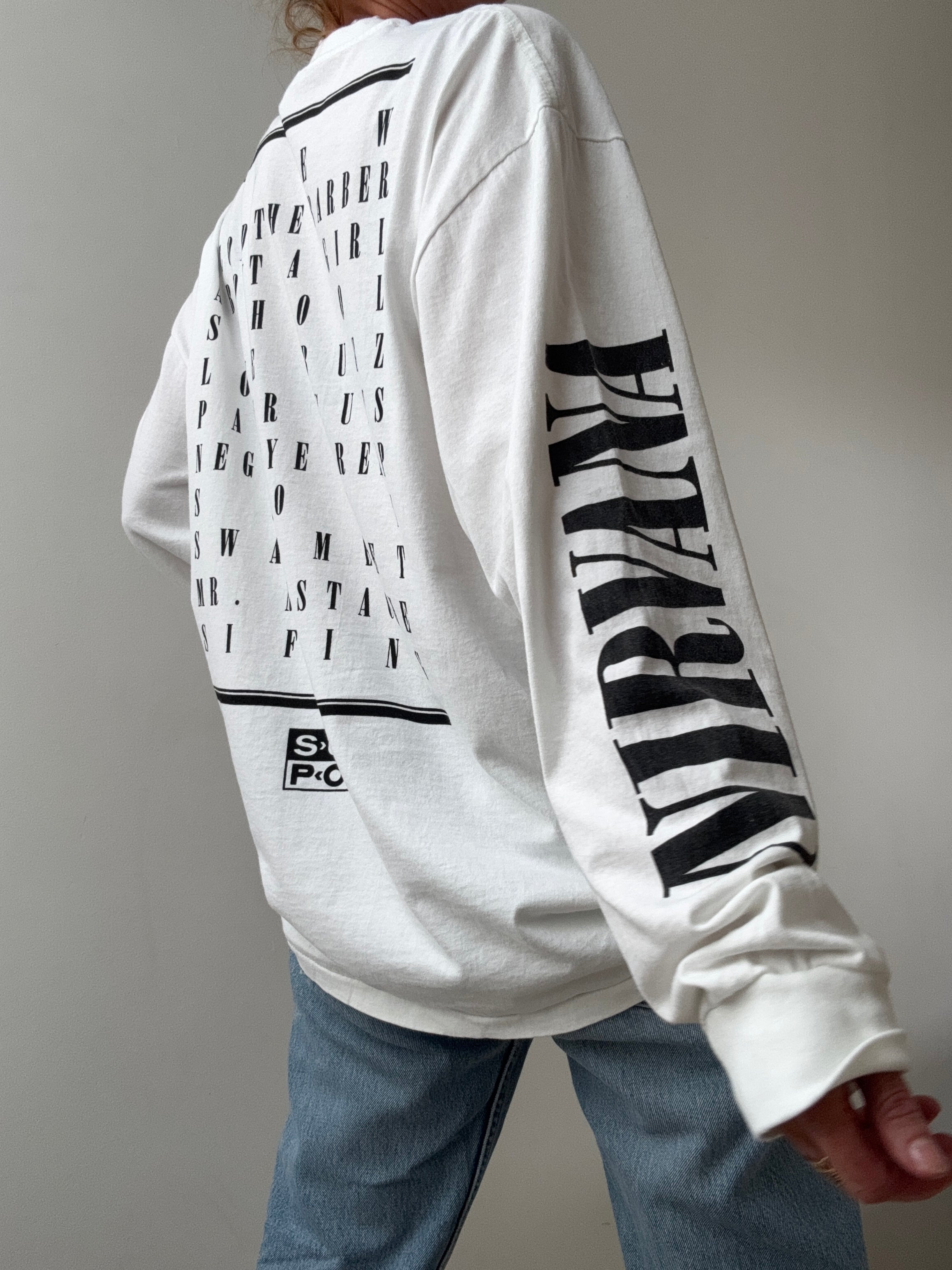 Nirvana Bleach Long Sleeve Tee | Tops