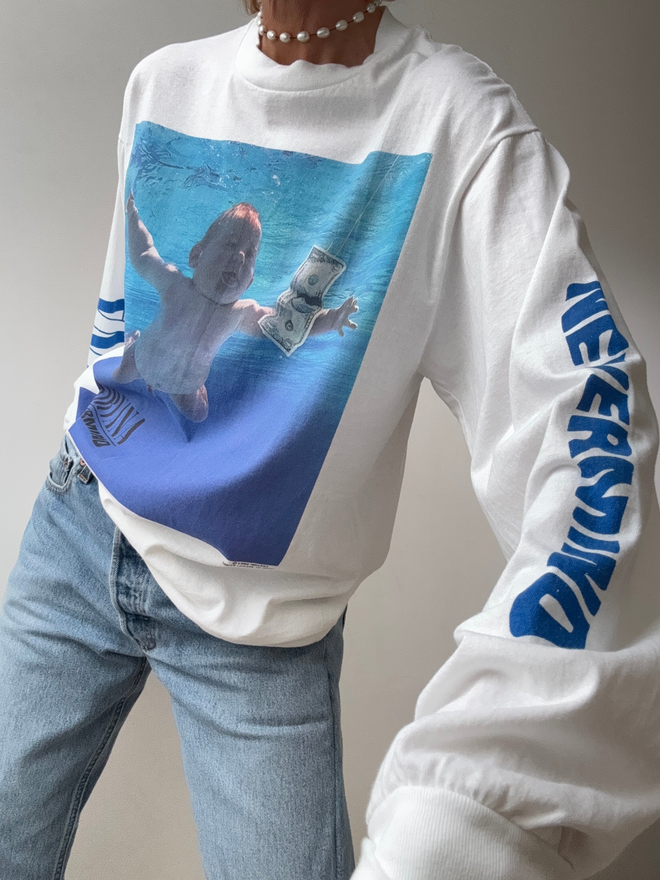 Vintage Style Nevermind Tee Longsleeve | Tops