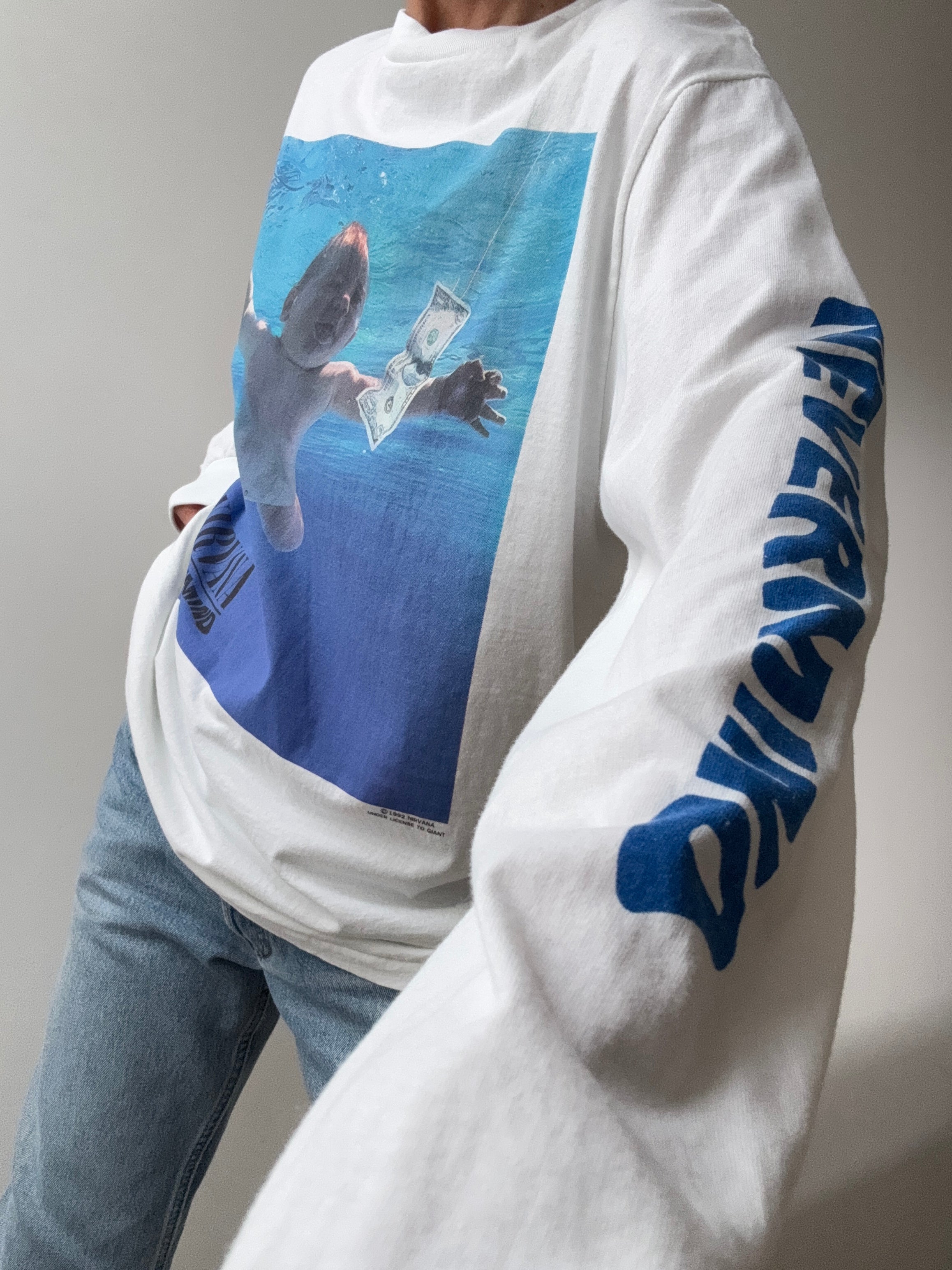 Vintage Style Nevermind Tee Longsleeve | Tops