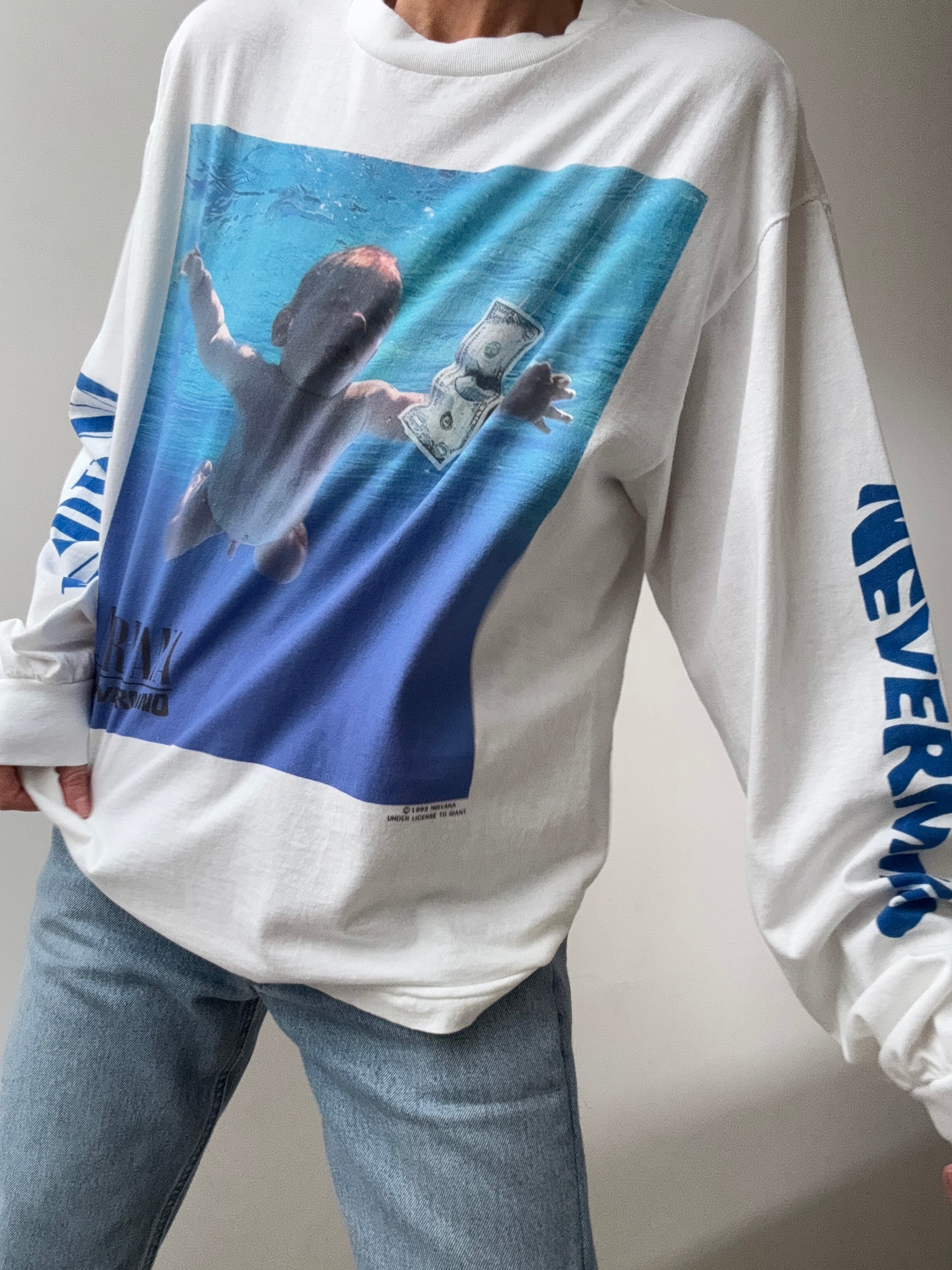 Vintage Style Nevermind Tee Longsleeve | Tops