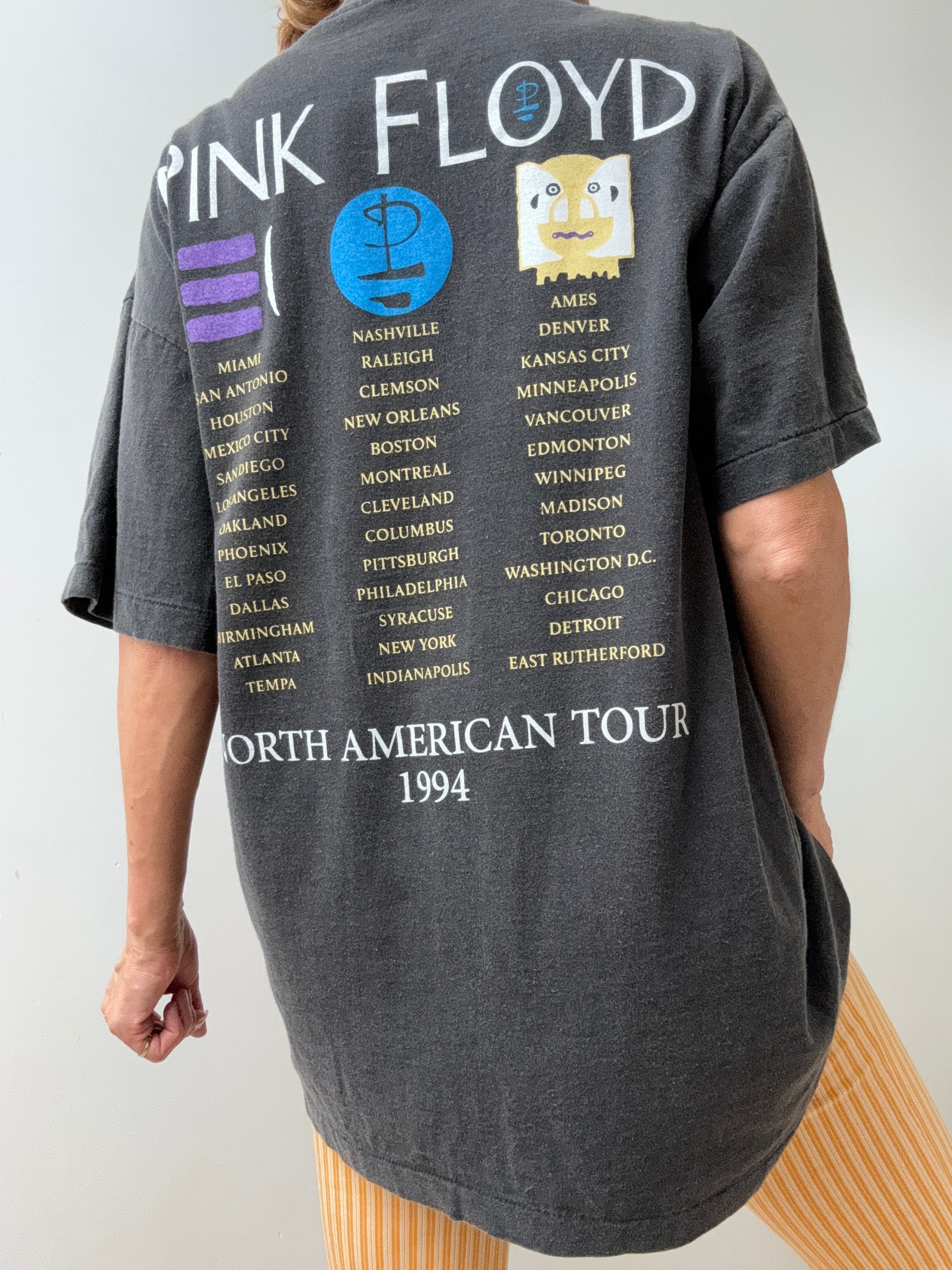 Vintage Style Tee Pink Floyd 1994 Tour | Tops