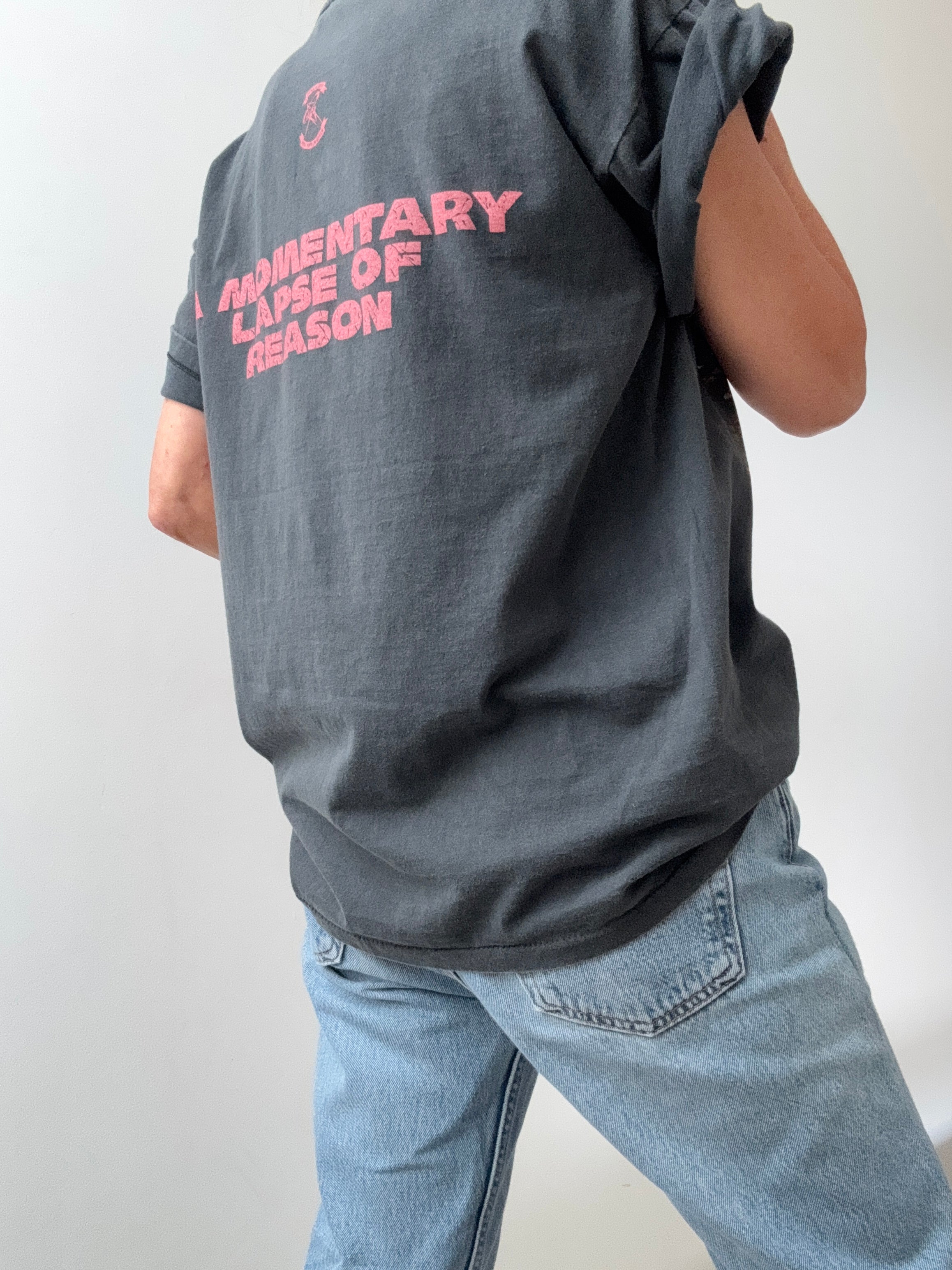 Future Nomads Tops Vintage Style Tee Pink Floyd Black