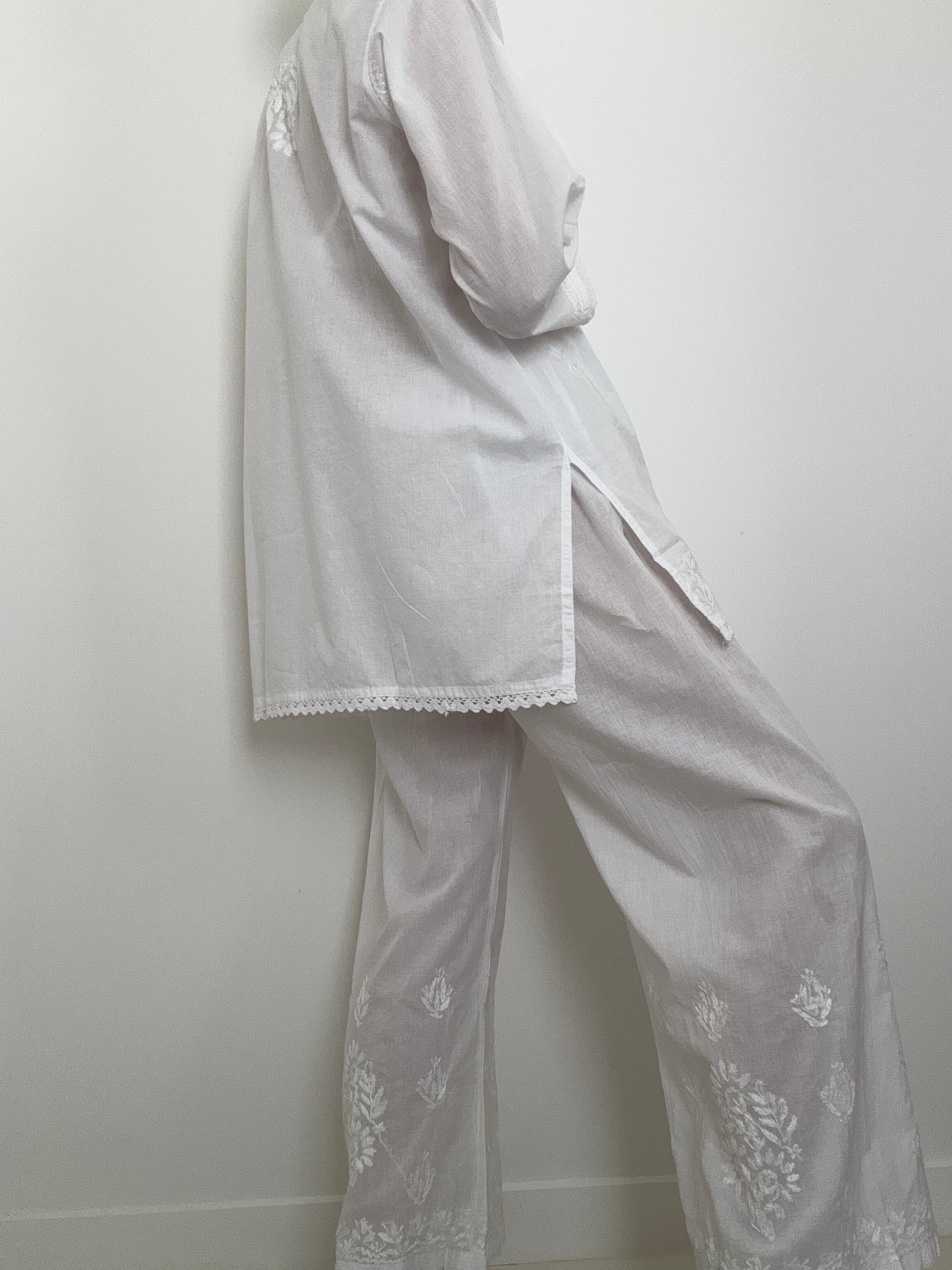 Future Nomads Tops Voile Cotton Summer Pant Suit