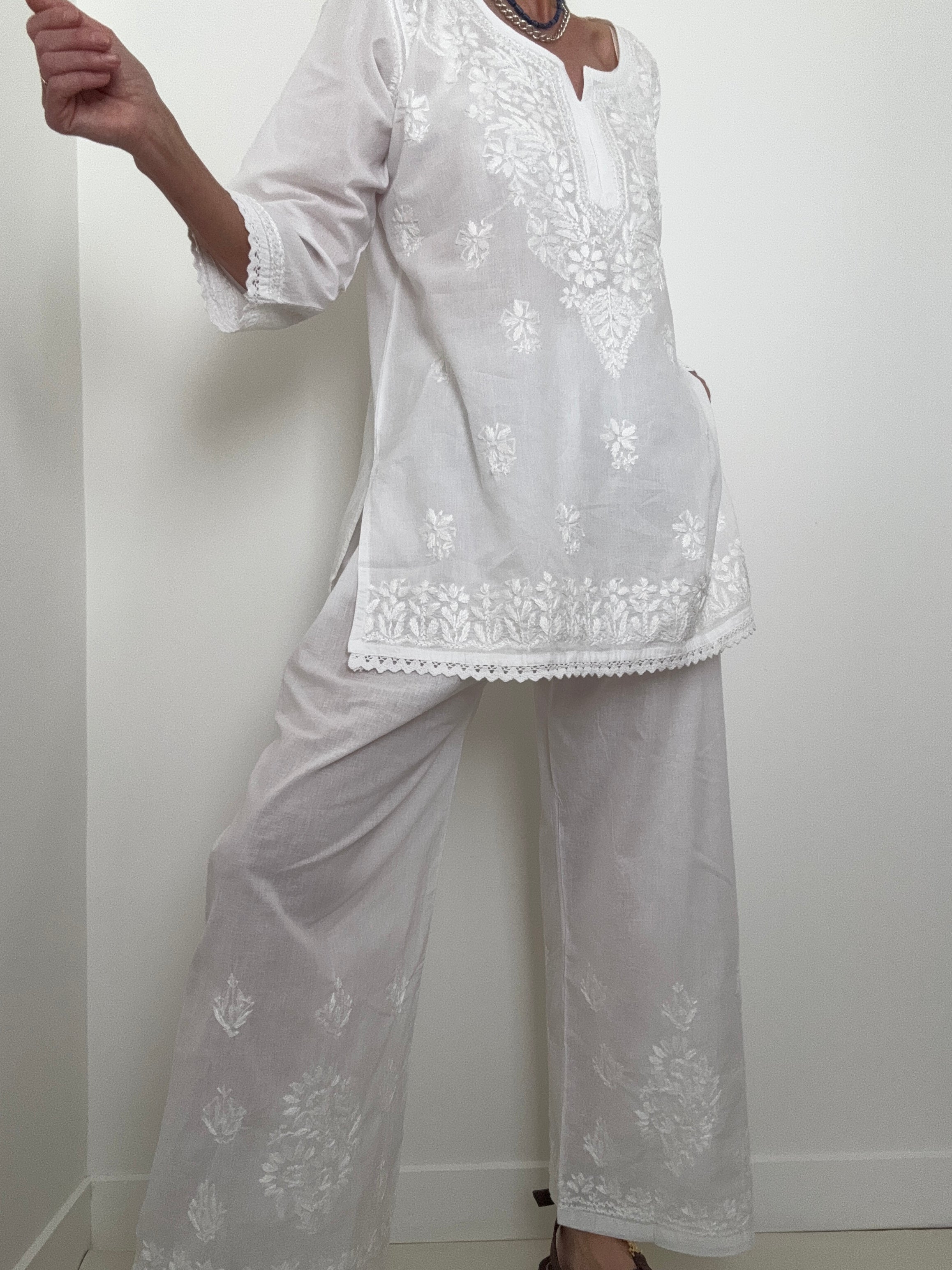 Future Nomads Tops Voile Cotton Summer Pant Suit