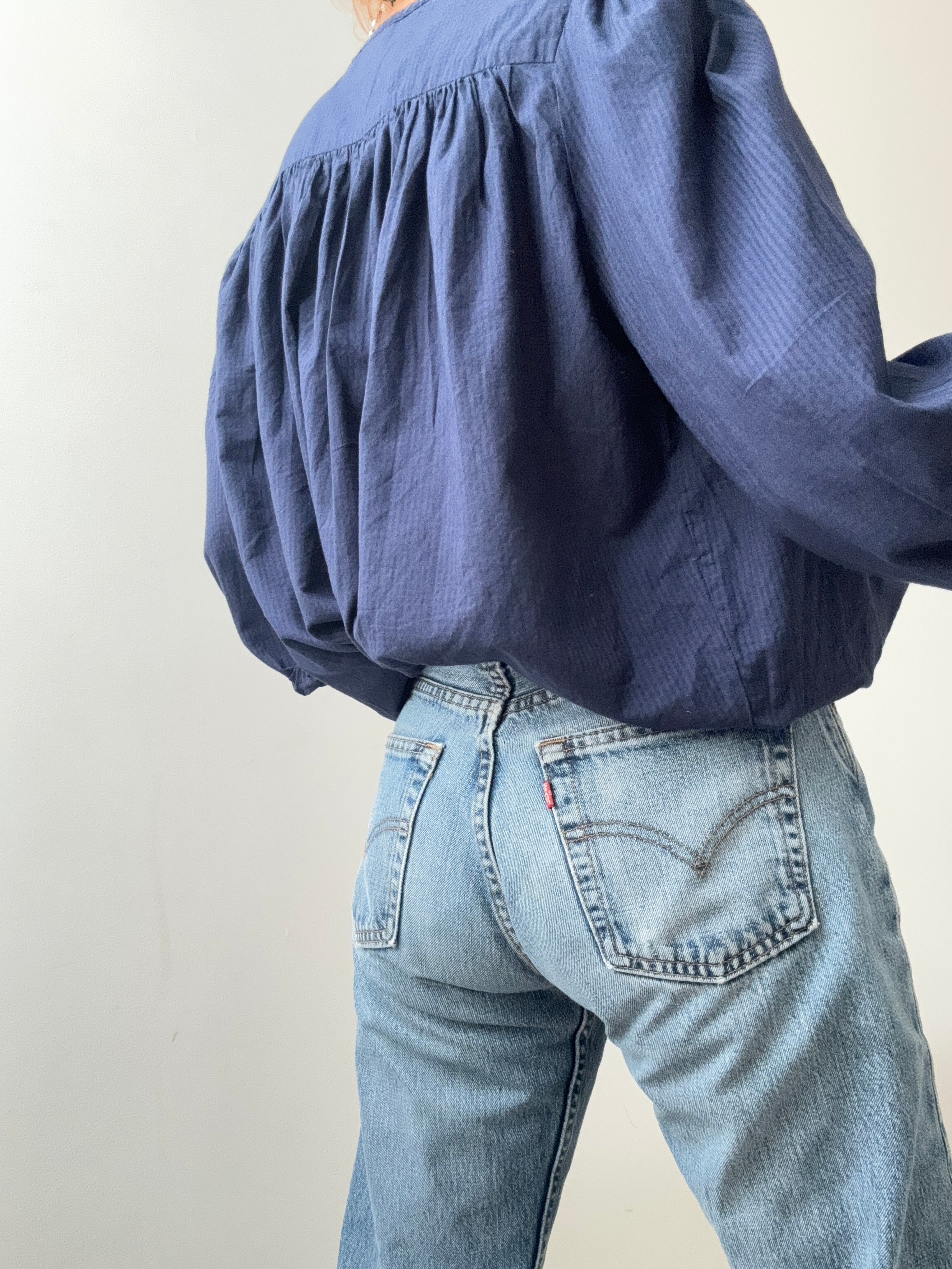Organic Cotton Shirt Navy | Shirts