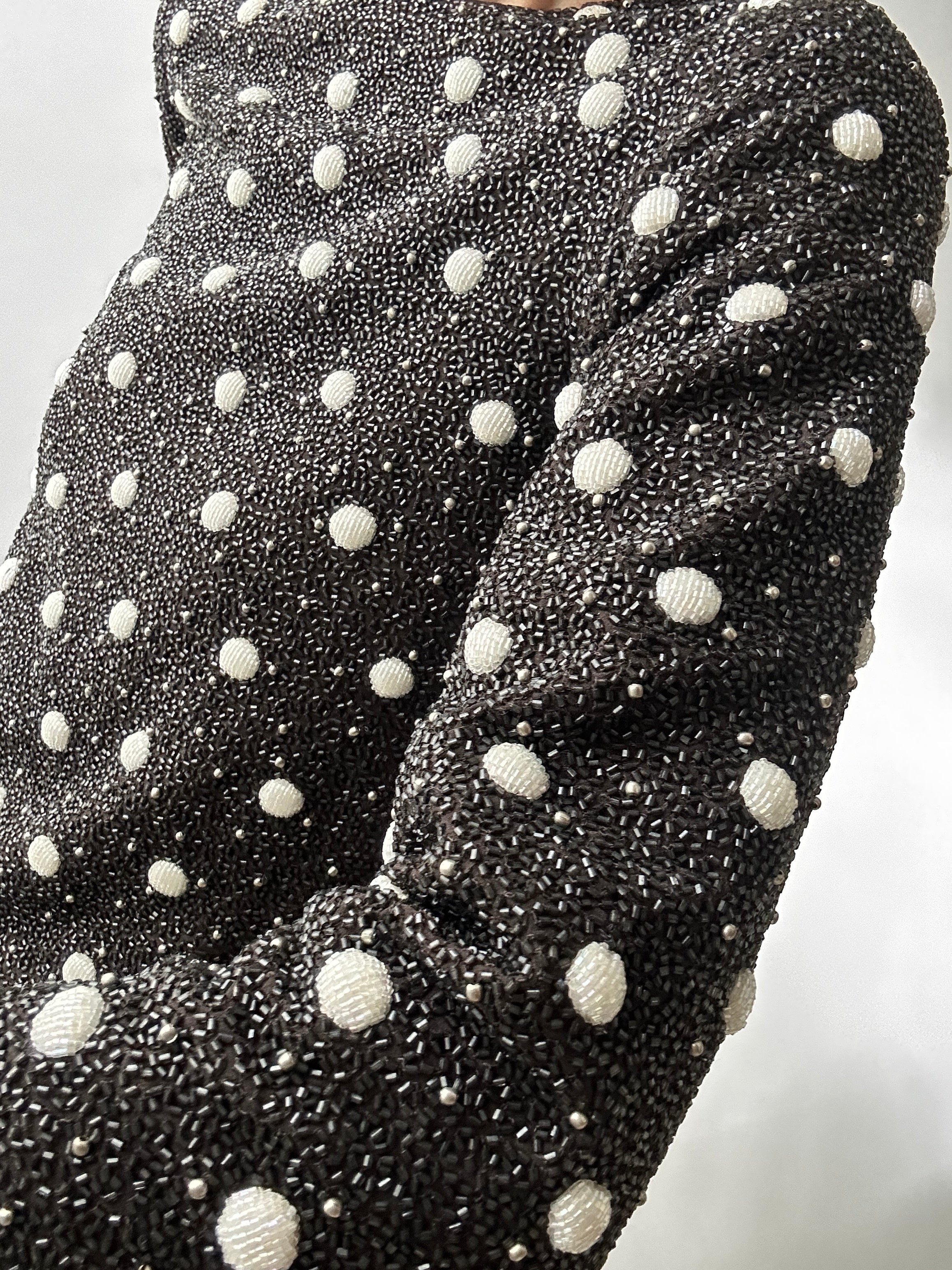 Ganni Long Sleeve Dots Sequin Top | Tops