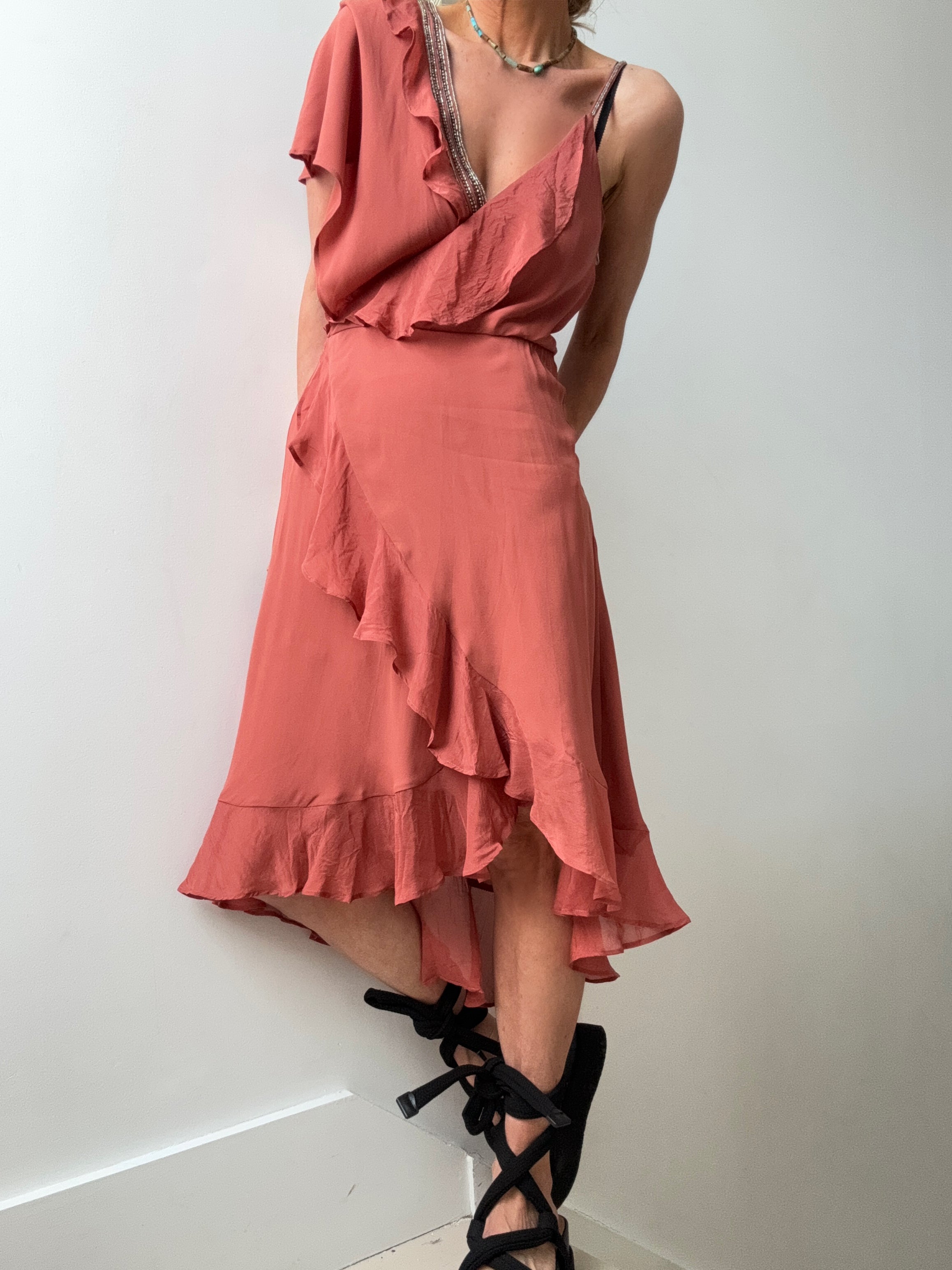 Haute Hippie Silk Mid Length Dress | Dresses