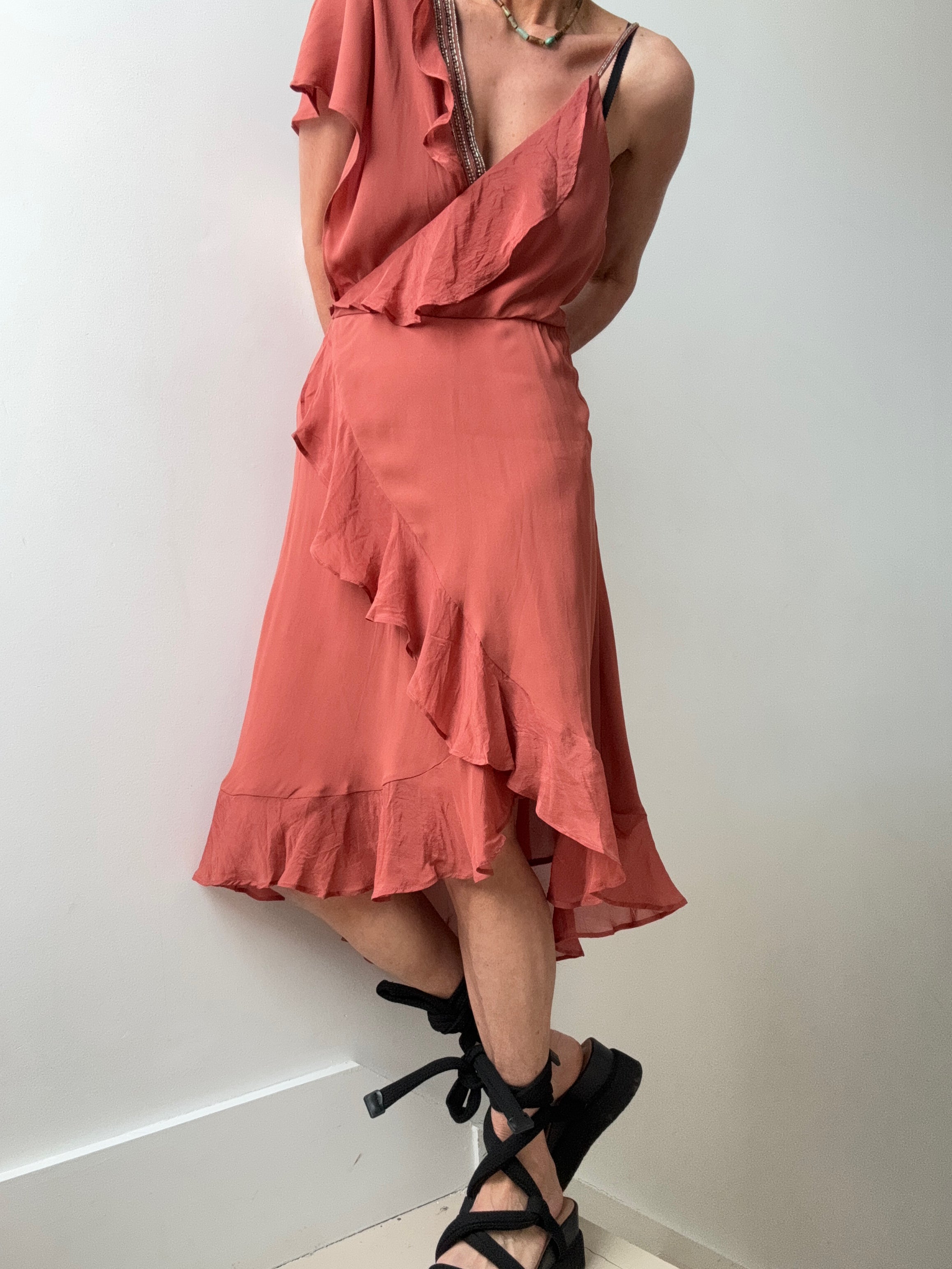 Haute Hippie Silk Mid Length Dress | Dresses