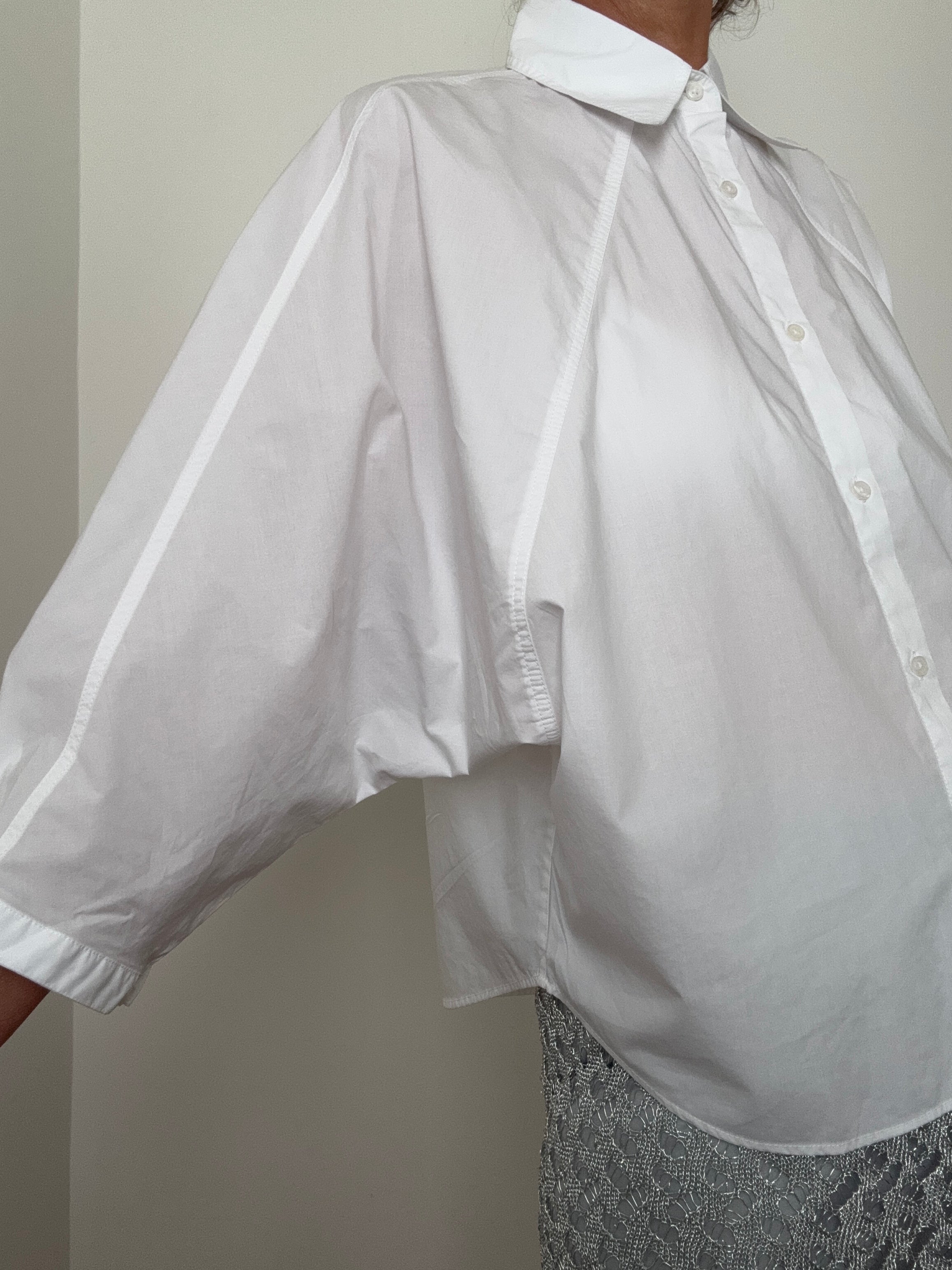 Hugo Boss Shirts Relaxed Fit Blouse White