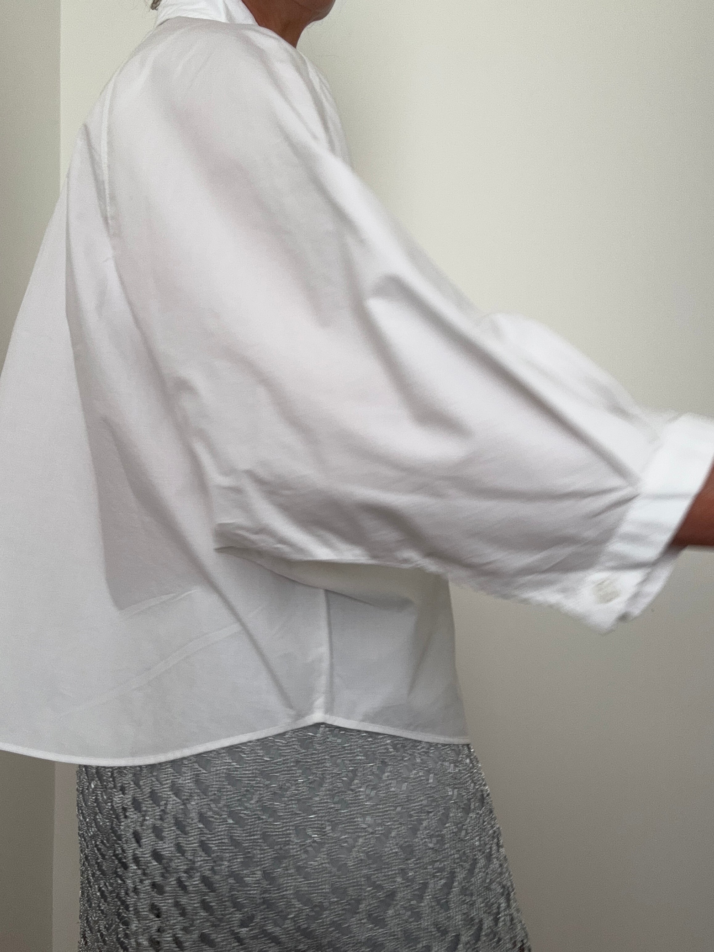 Hugo Boss Shirts Relaxed Fit Blouse White