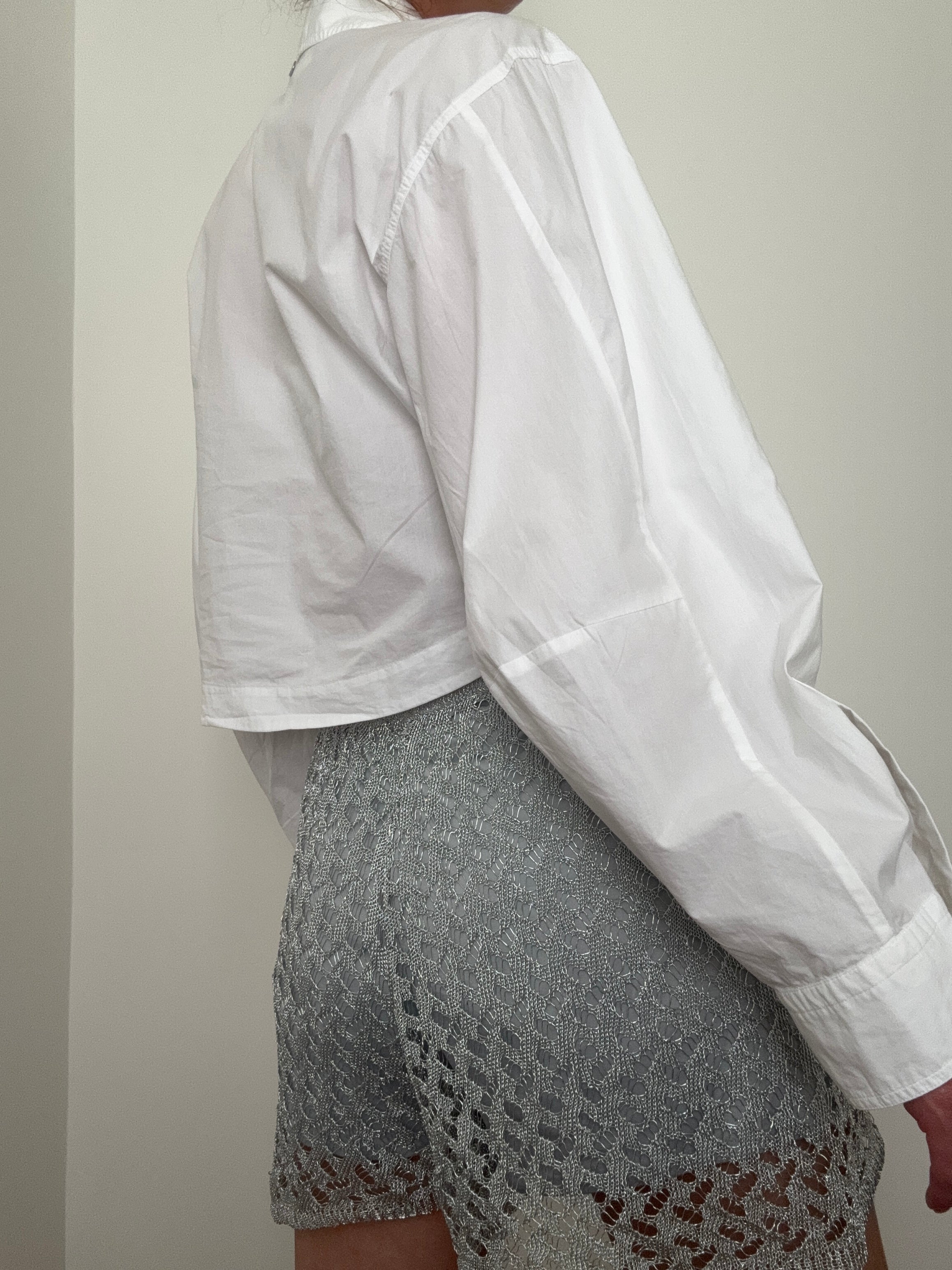 Hugo Boss Tops Cropped Logo Shirt