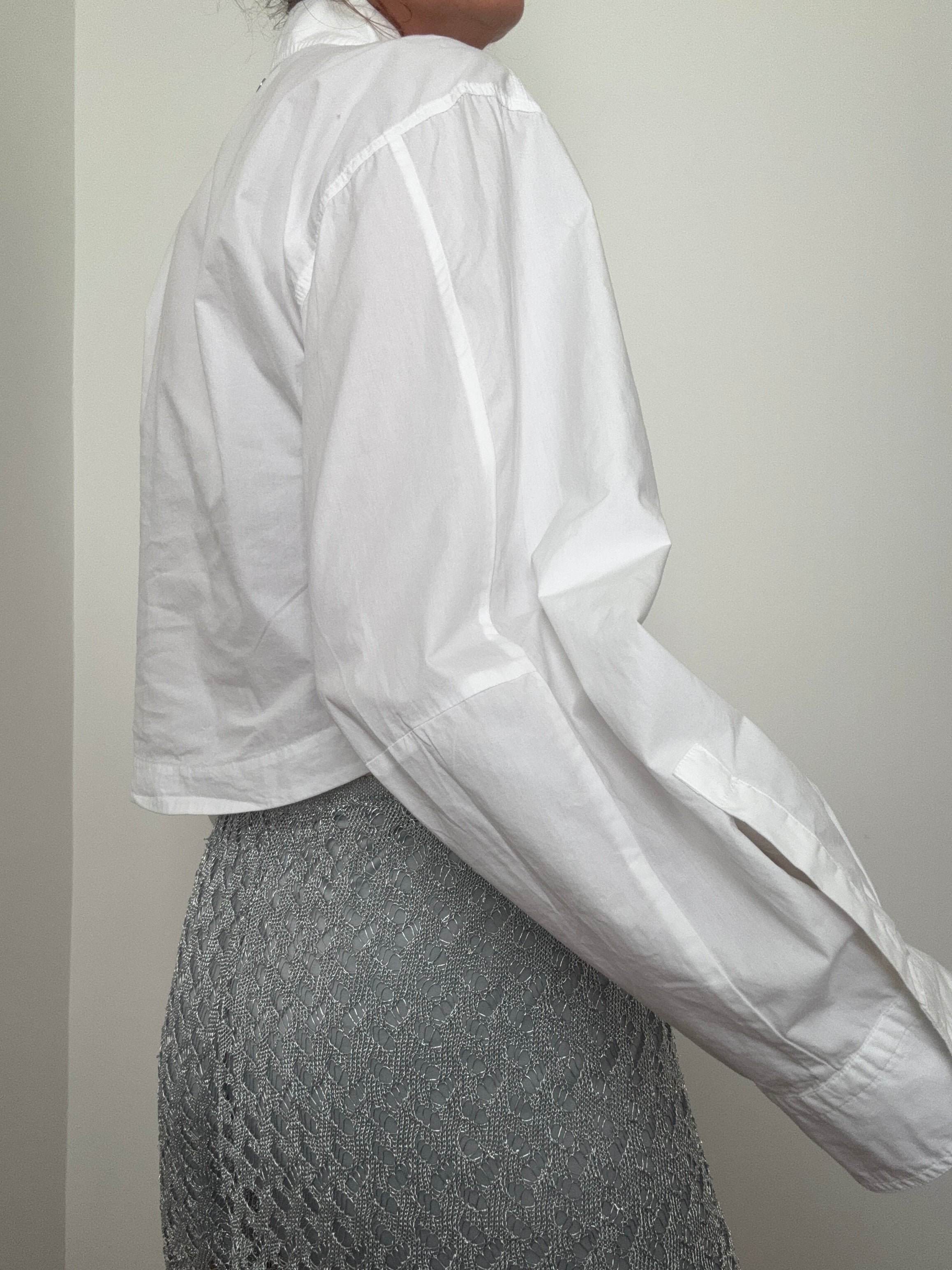 Hugo Boss Tops Cropped Logo Shirt