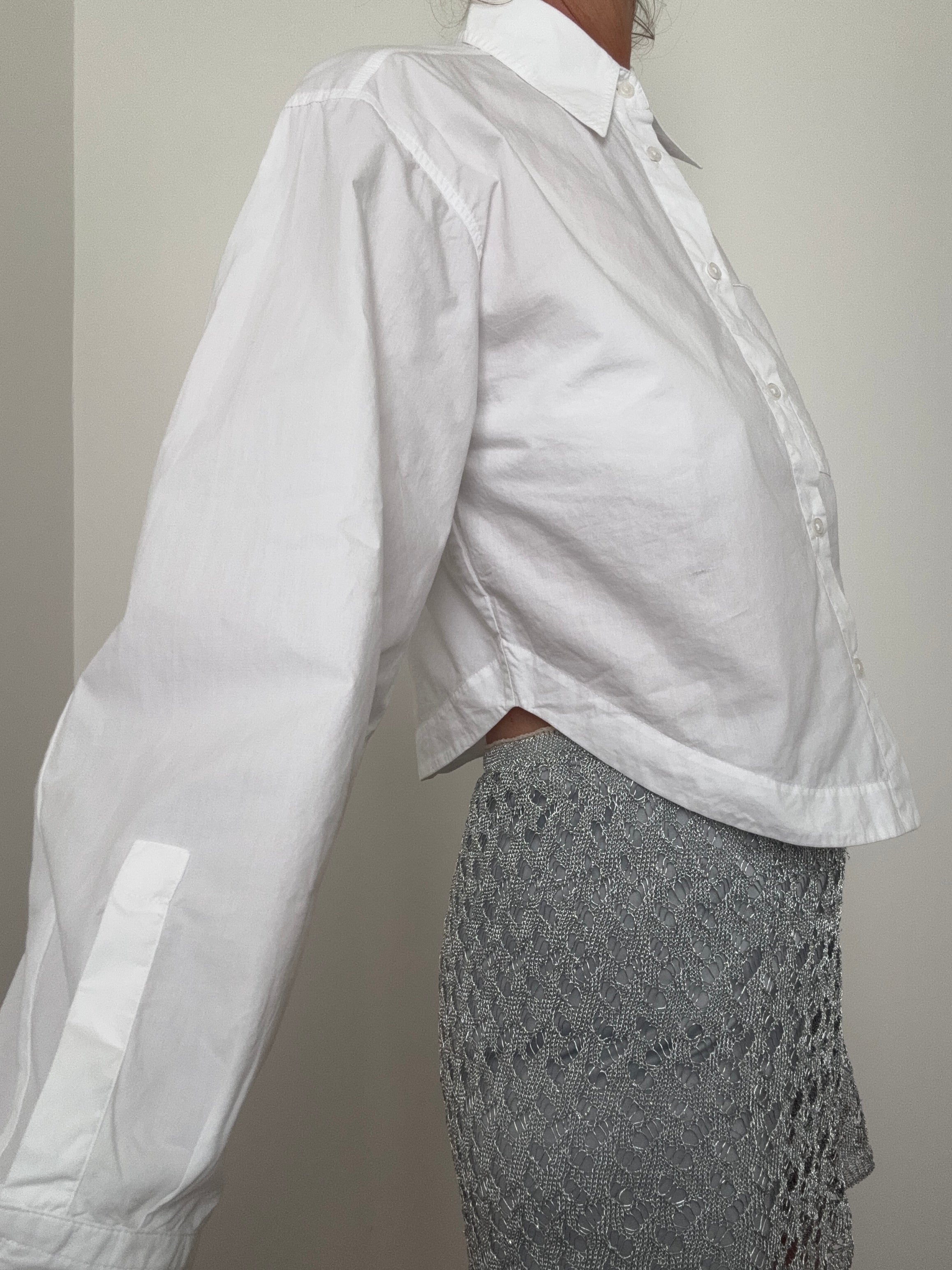 Hugo Boss Tops Cropped Logo Shirt