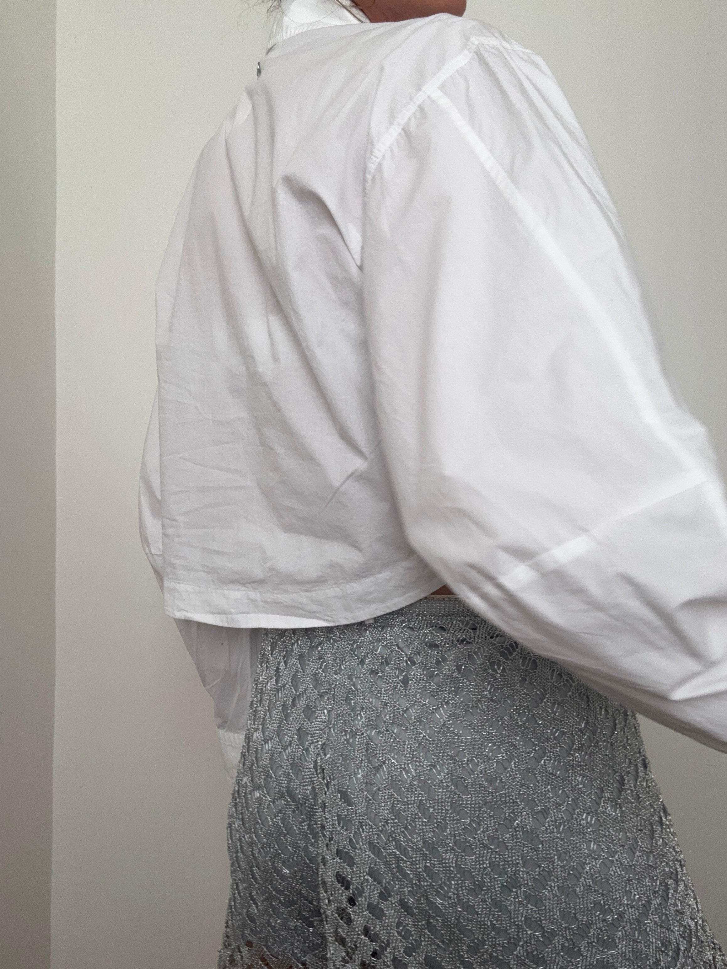 Hugo Boss Tops Cropped Logo Shirt