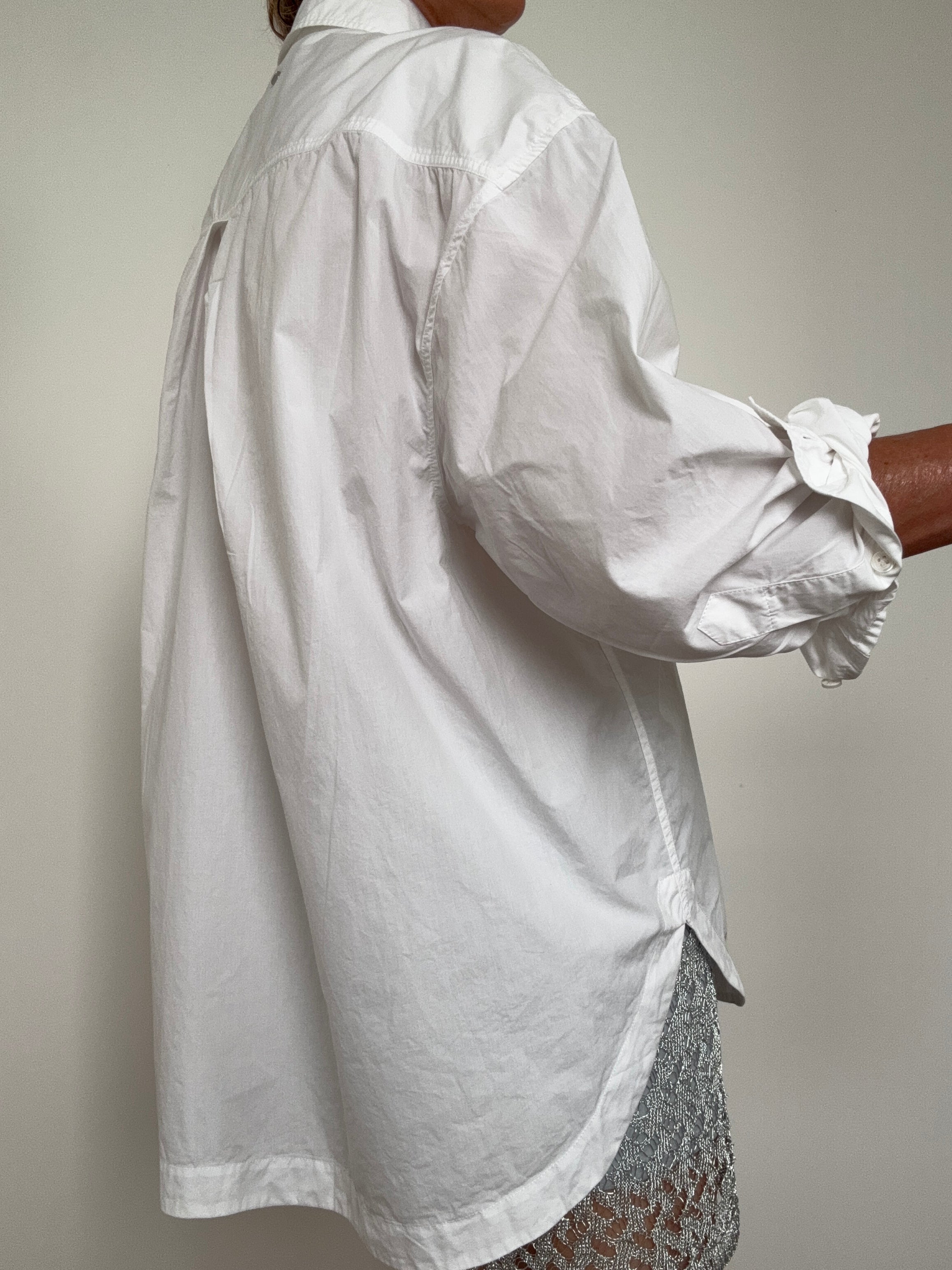 Oversize Fit Blouse White | Shirts