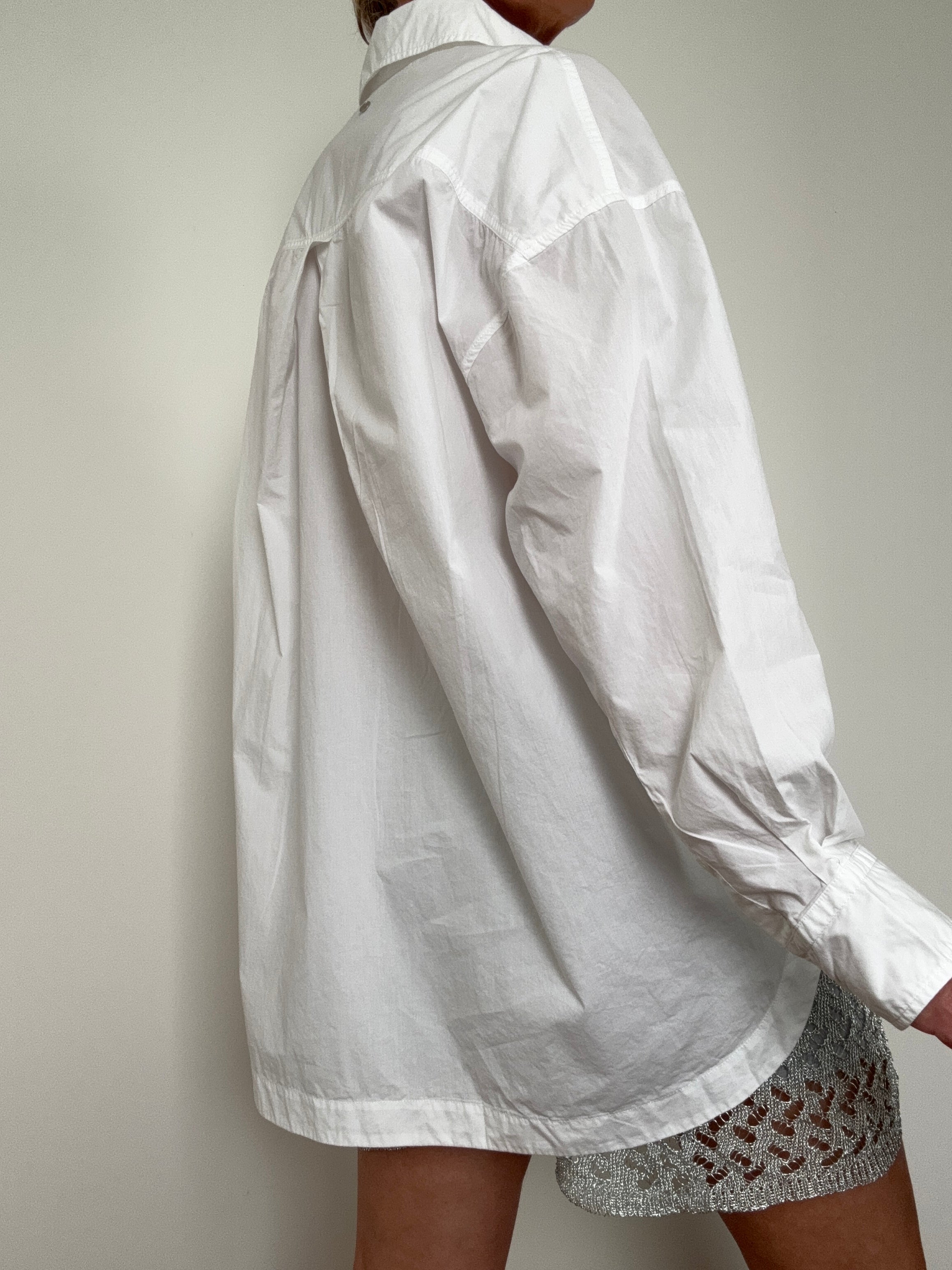 Oversize Fit Blouse White | Shirts