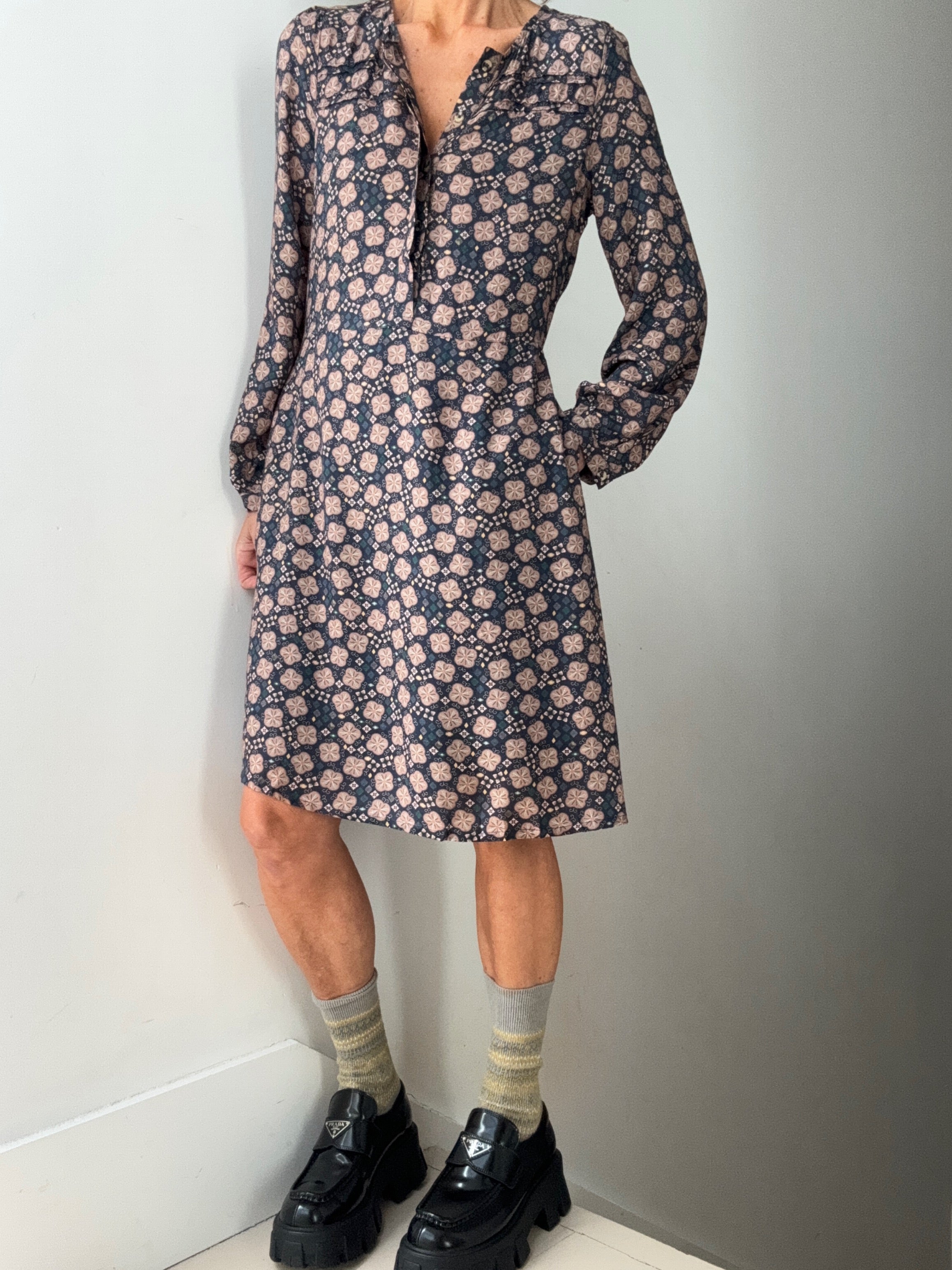 Indi & Cold Dresses Indi & Cold Vestido Dress Blue