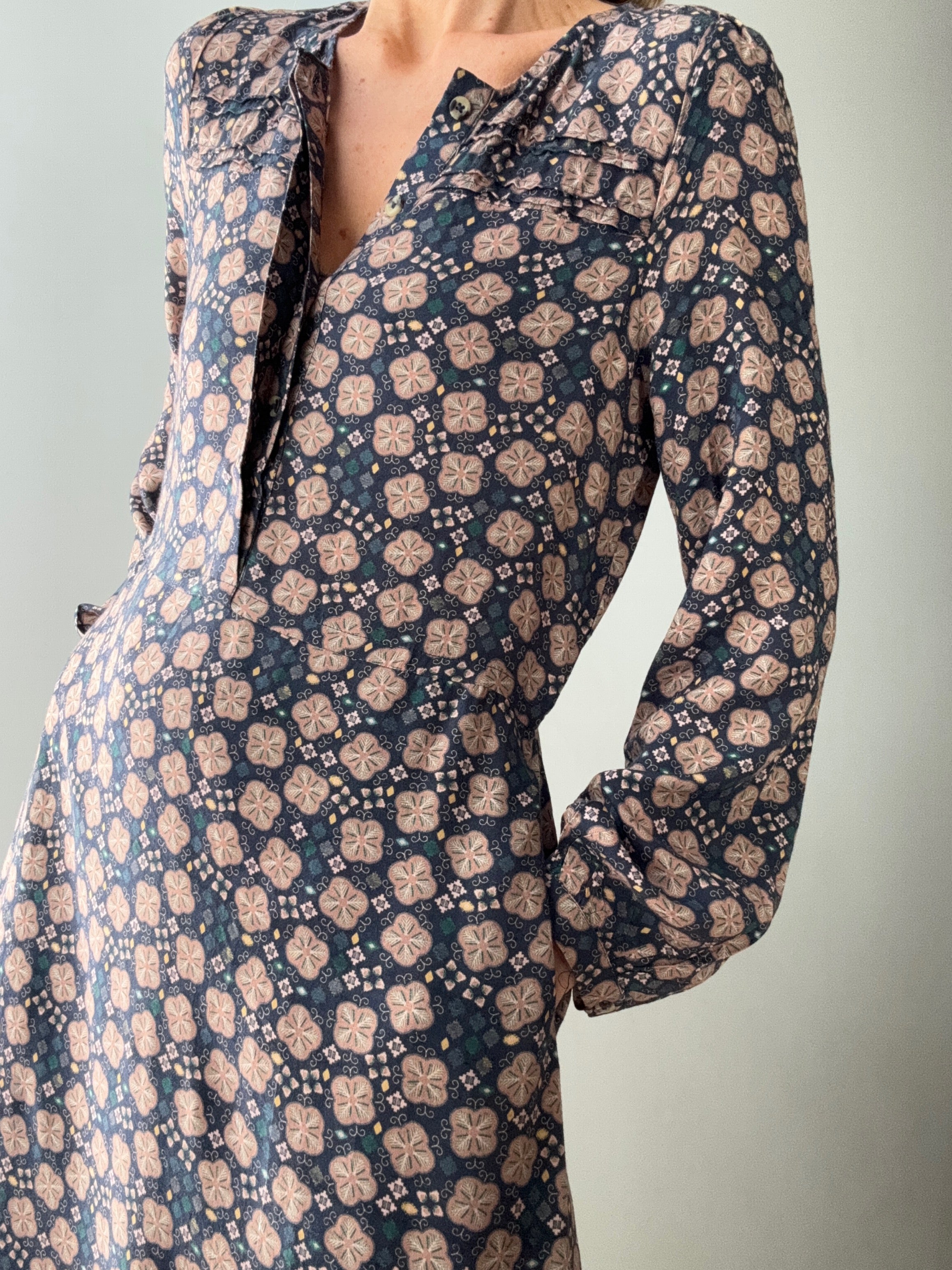 Indi & Cold Dresses Indi & Cold Vestido Dress Blue