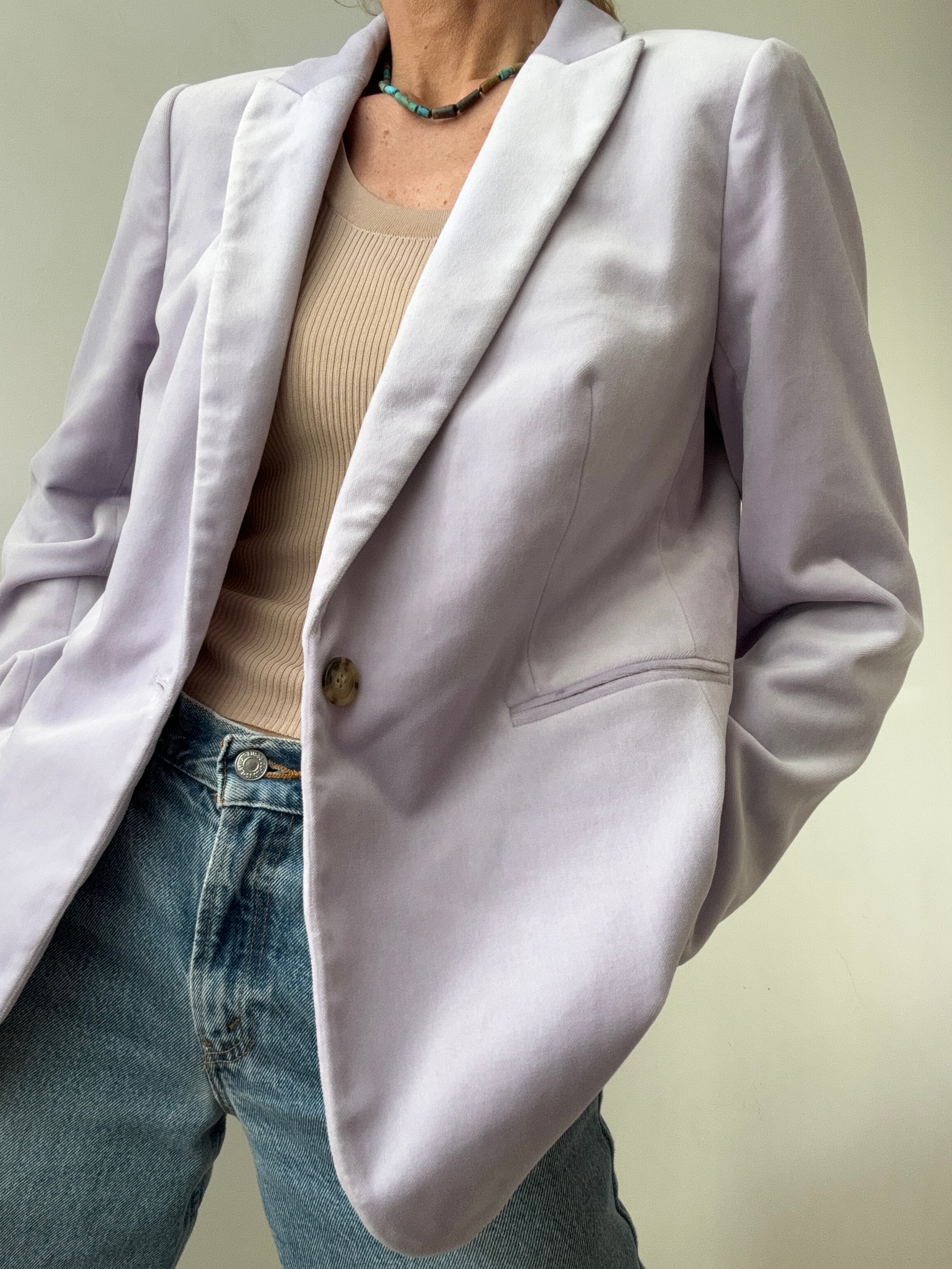 J Crew Jackets J Crew Velvet Blazer Lilac
