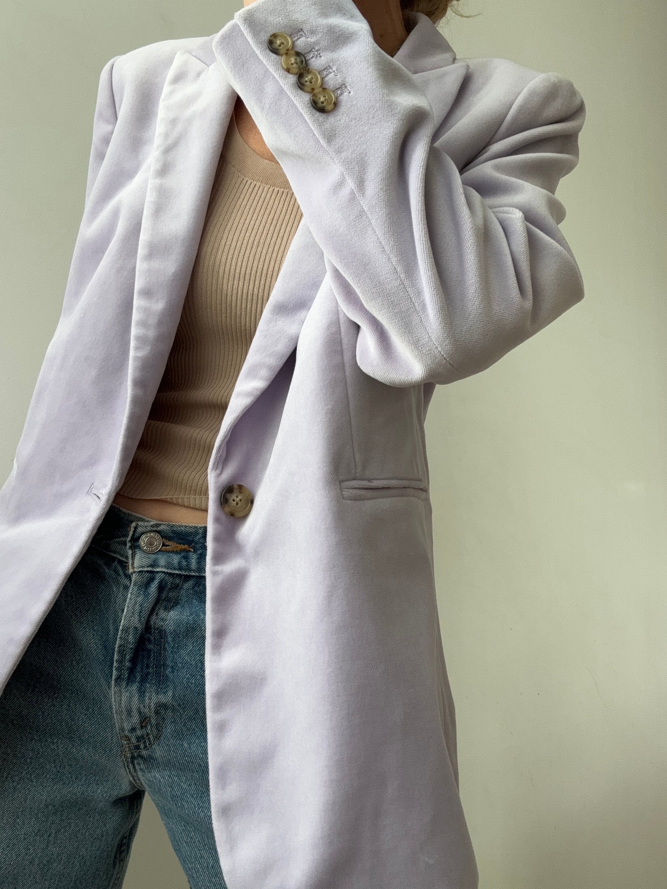 J Crew Jackets J Crew Velvet Blazer Lilac