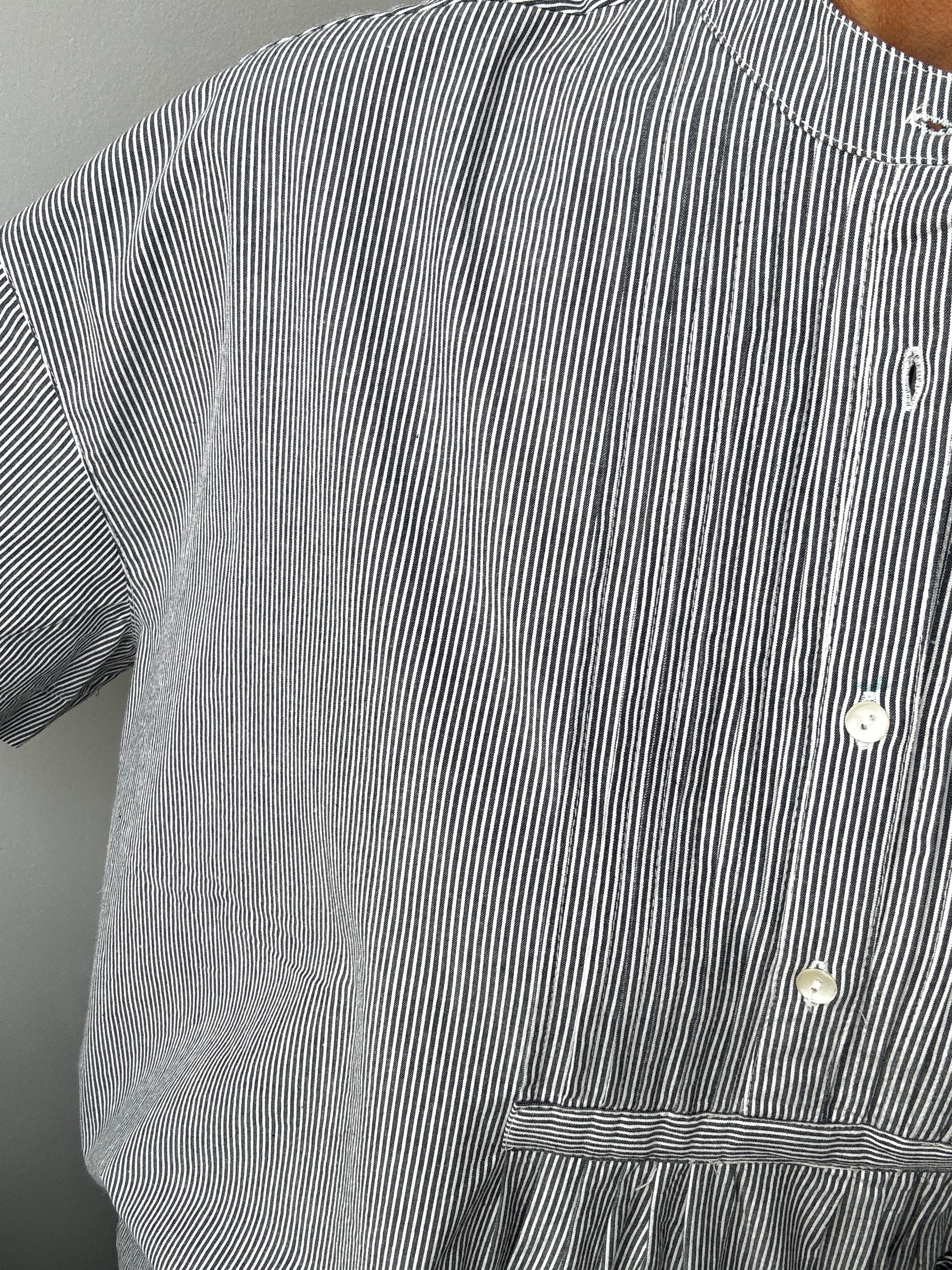 Jodhpur Jay Navy Striped Blouse | Shirts
