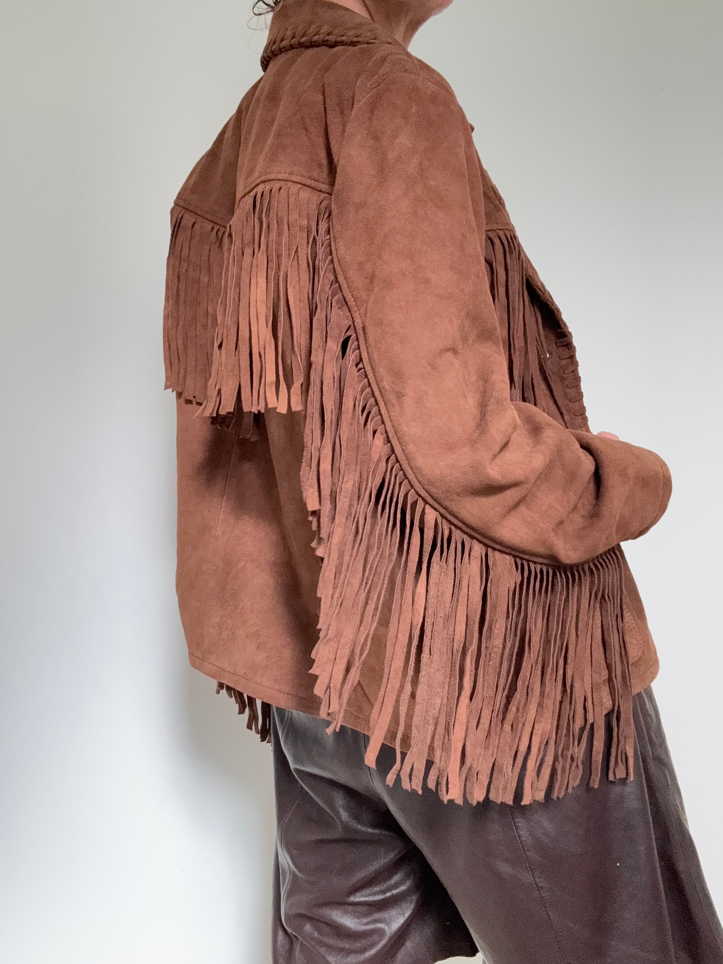 Fringed Suede Jacket | Jackets